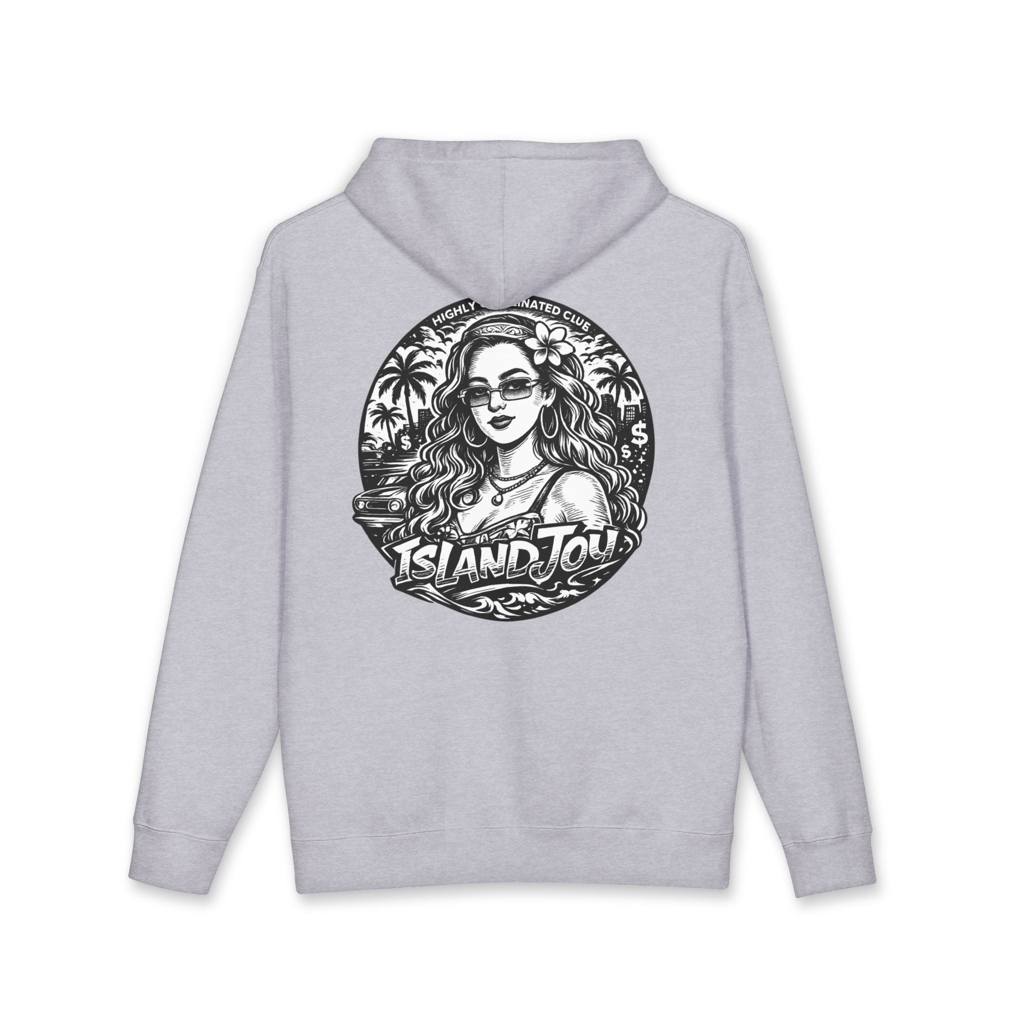 Island Tour Hoodie — Vintage Palm Beach Graphic Hooded Sweatshirt