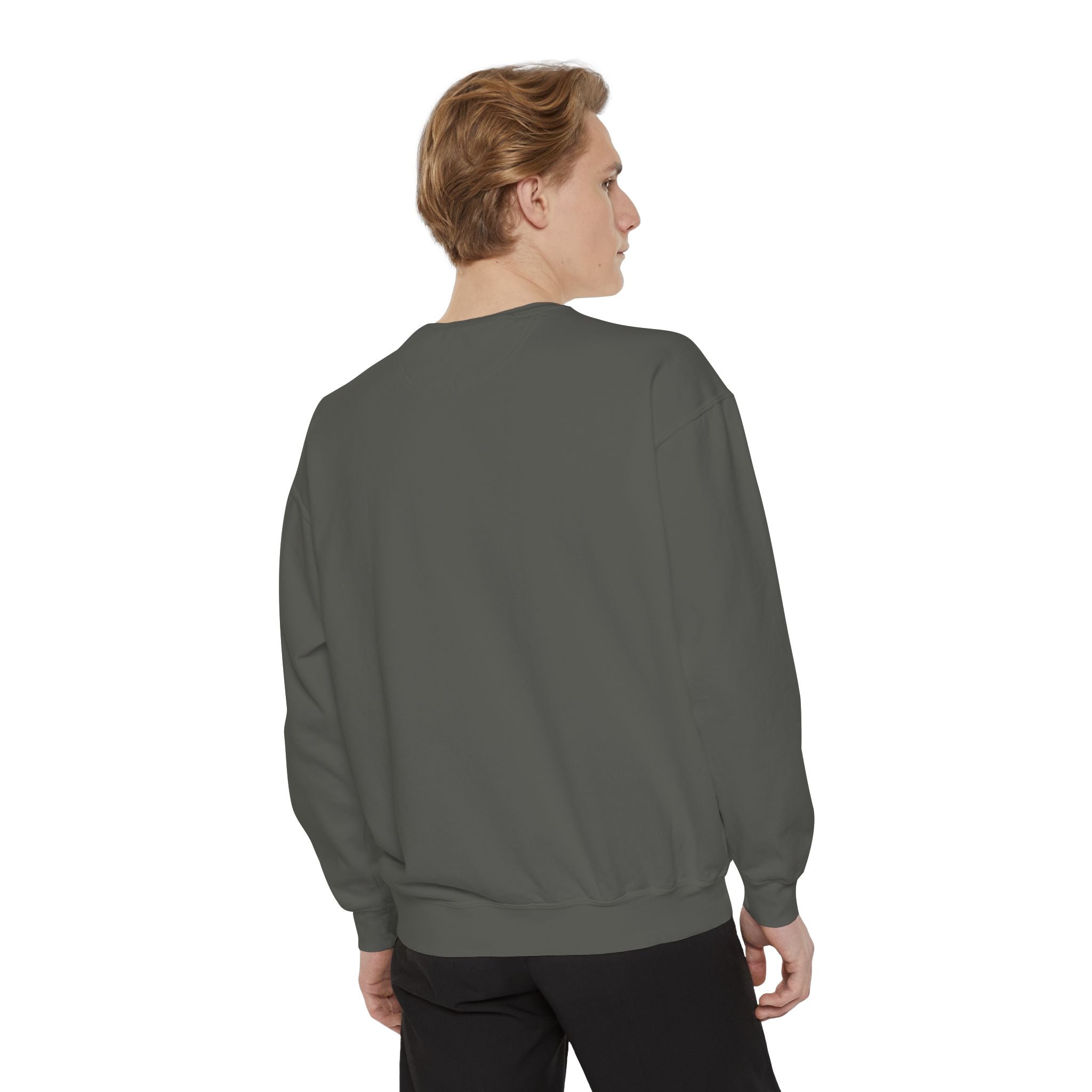 Coral Floral Motorcycle Sweatshirt — 'Ride Wild' Chest Graphic