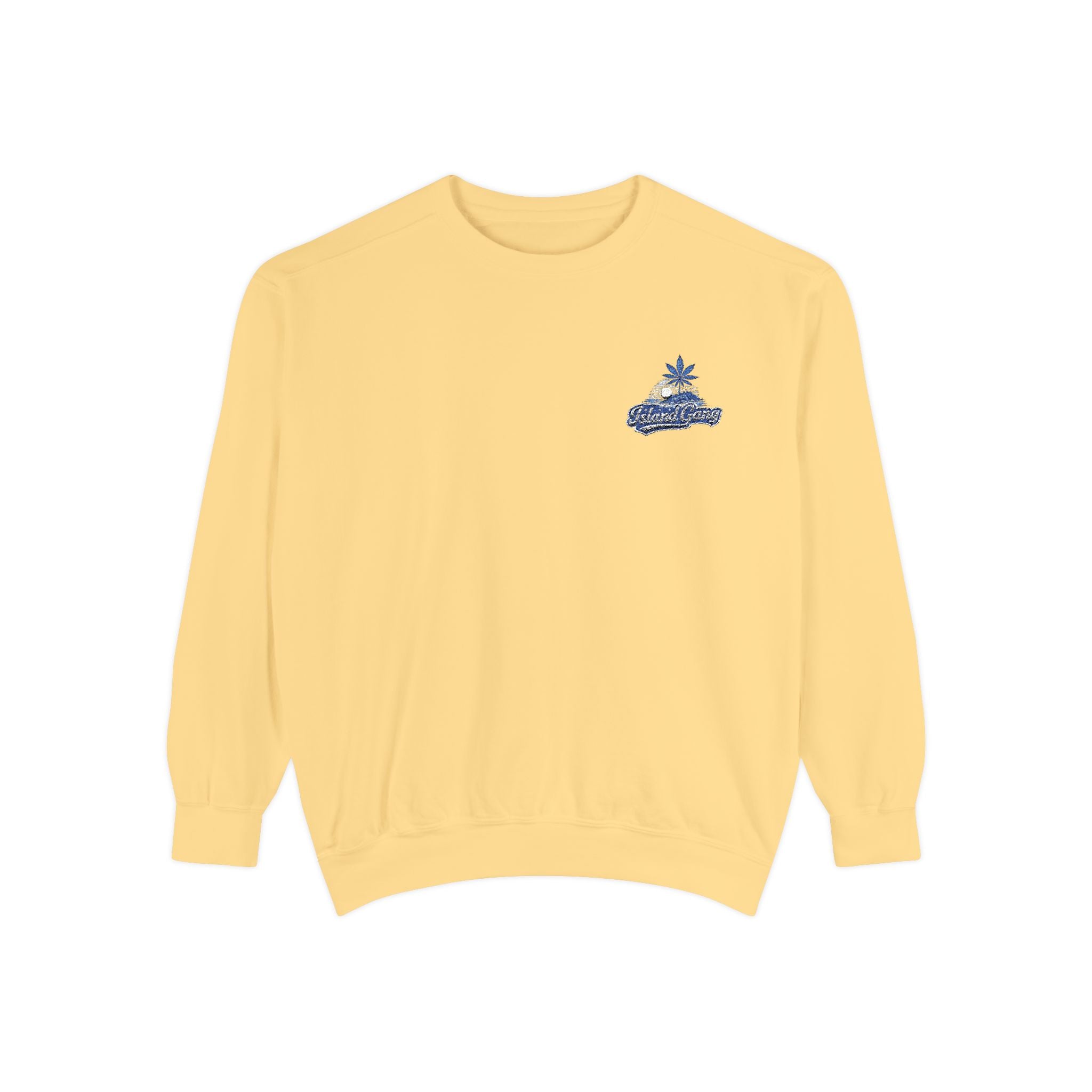 Coral Floral Motorcycle Sweatshirt — 'Ride Wild' Chest Graphic