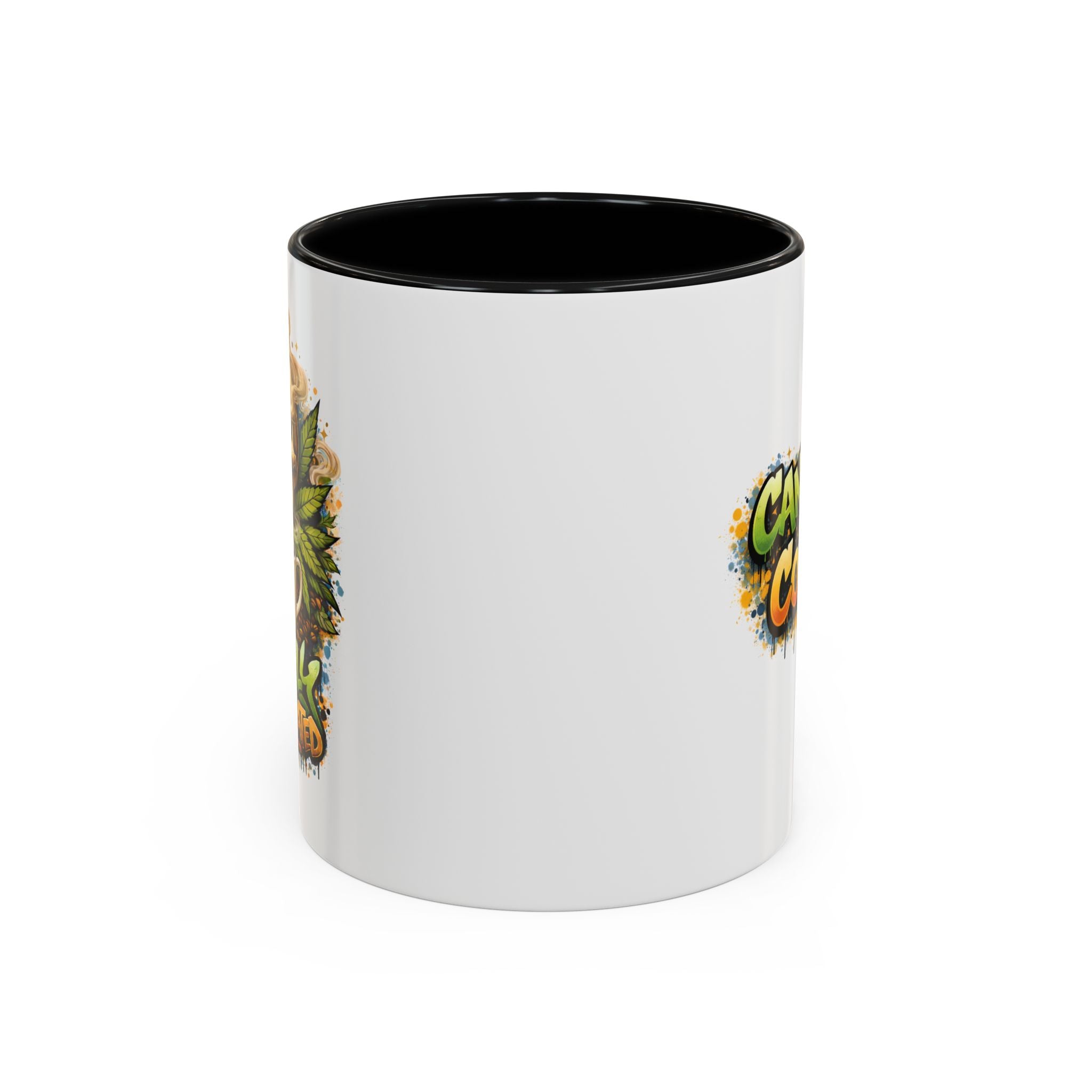 Cannabis & Coffee Accent Mug — 11/15oz Ceramic Coffee Mug