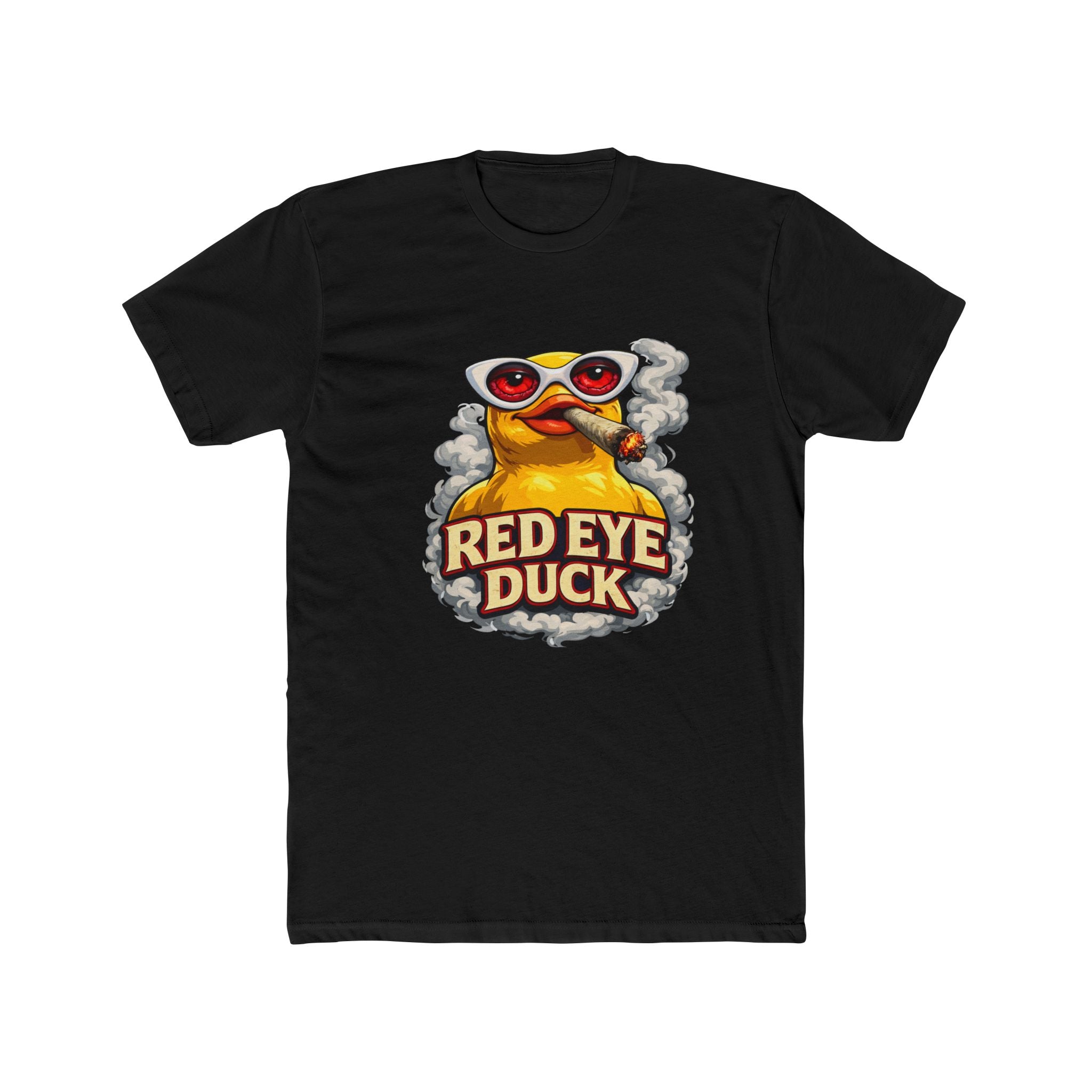 Red Eye Duck T-Shirt — Retro Rubber Duck Graphic Tee
