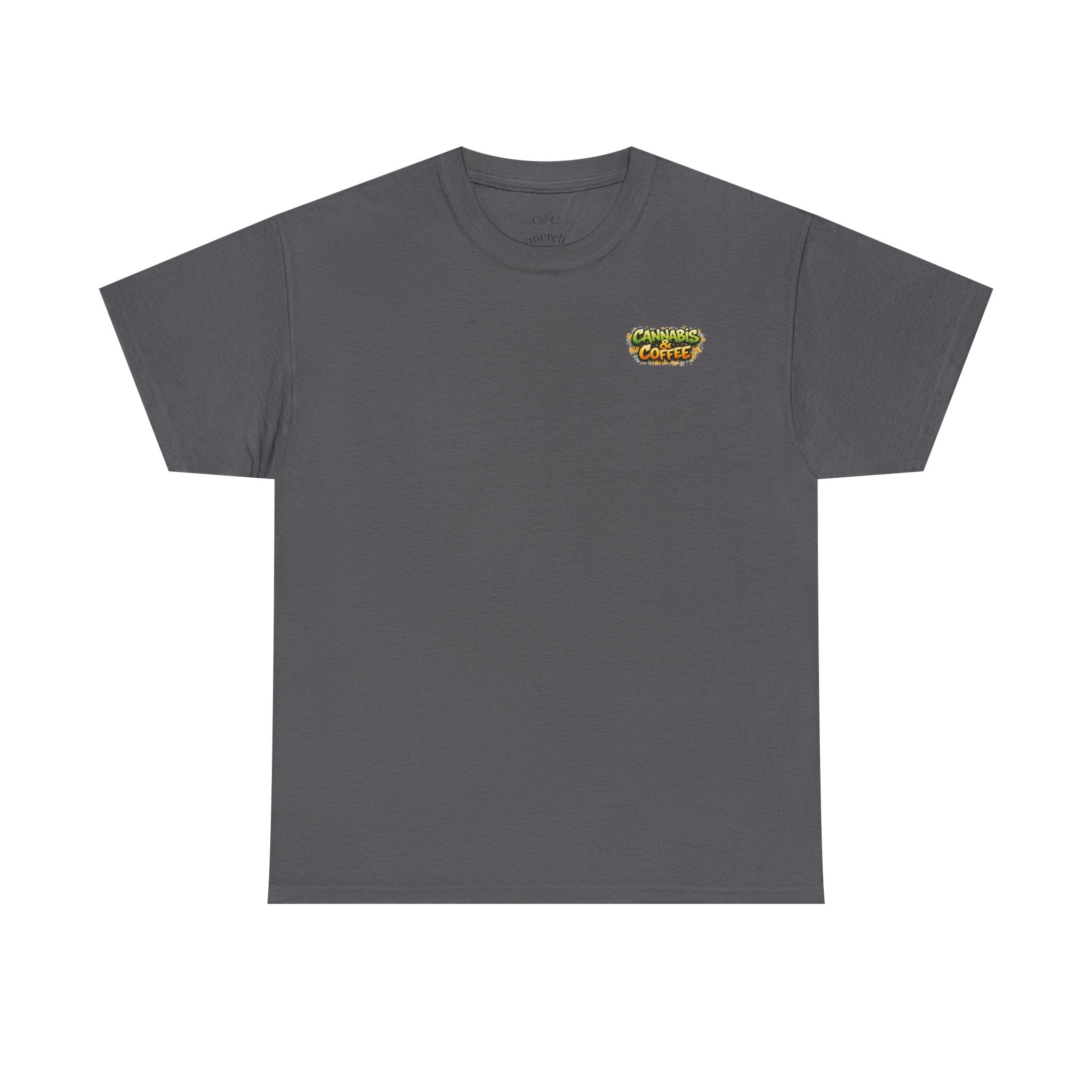 Coffee Skull Tee — "Highly Caffeinated" Graphic Shirt for Coffee Lovers