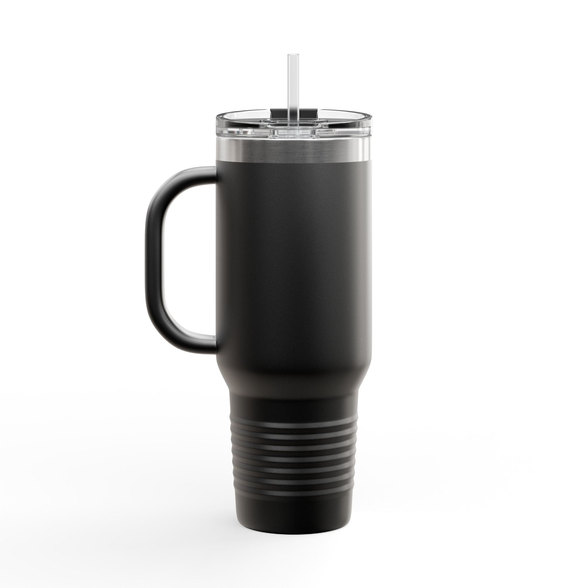 40oz Insulated Travel Mug - 'Red Randy' Skull & Snake Design, Spill‑Proof Tumbler