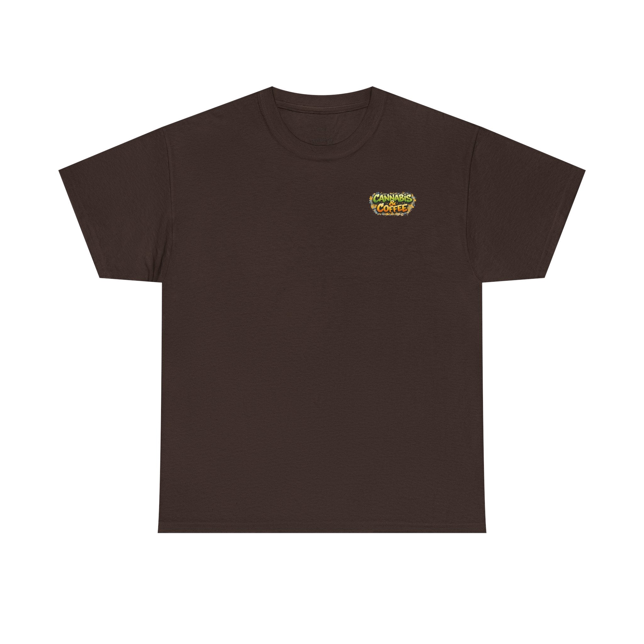Coffee Skull Tee — "Highly Caffeinated" Graphic Shirt for Coffee Lovers