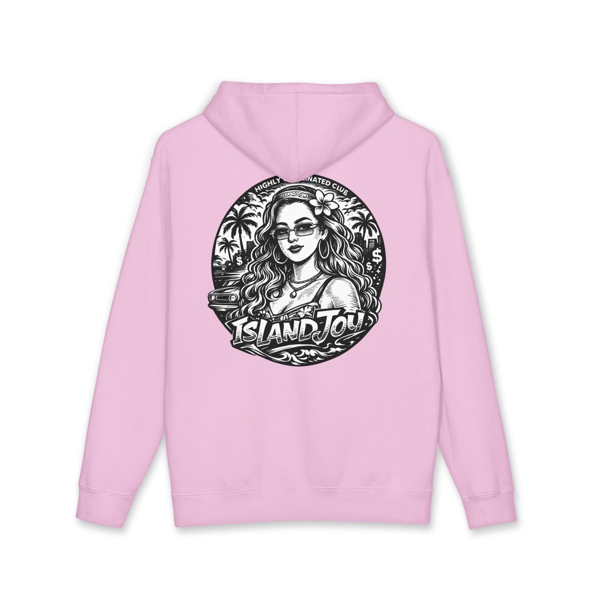 Island Tour Hoodie — Vintage Palm Beach Graphic Hooded Sweatshirt