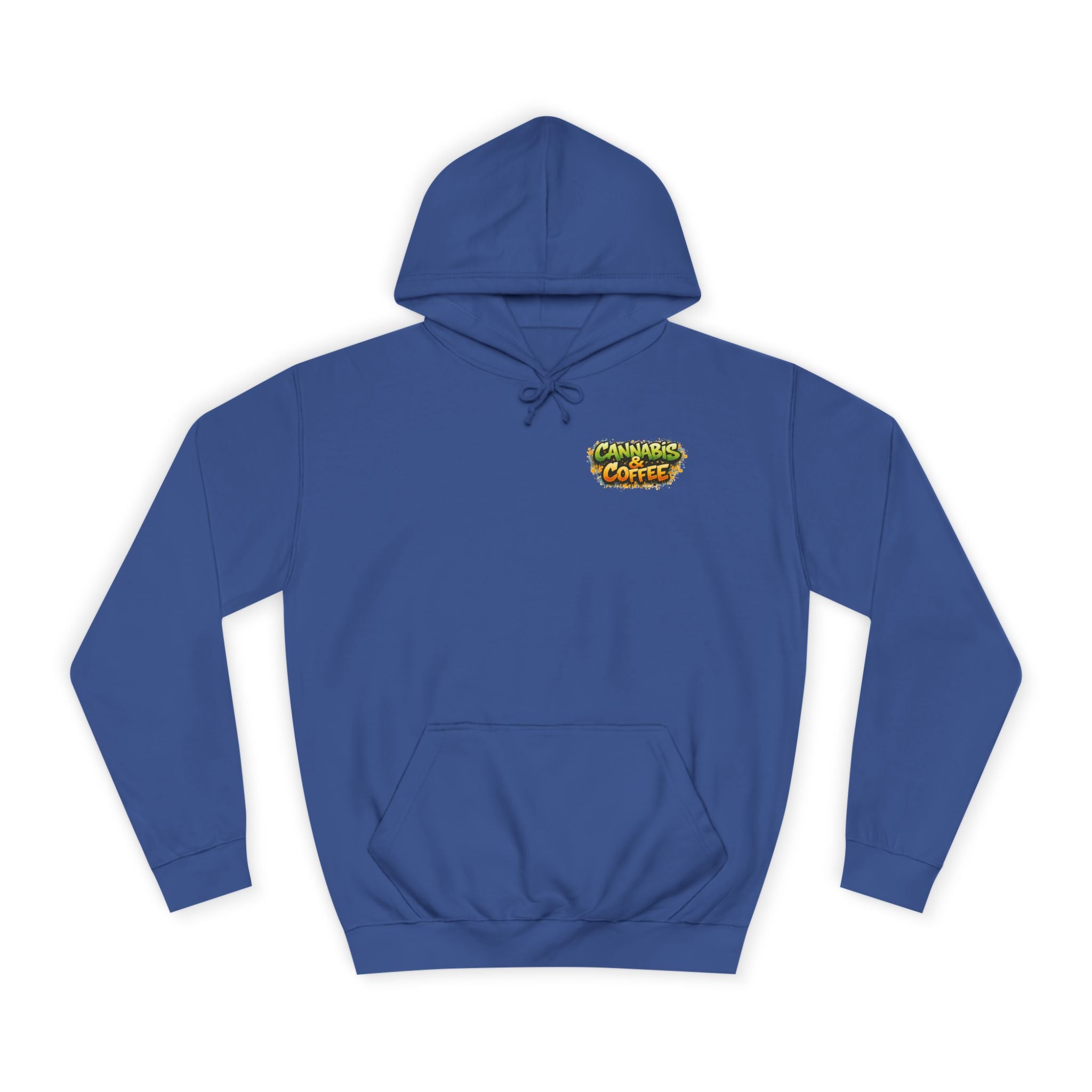 Highly Caffeinated Hoodie – Skull & Coffee Graphic College Pullover
