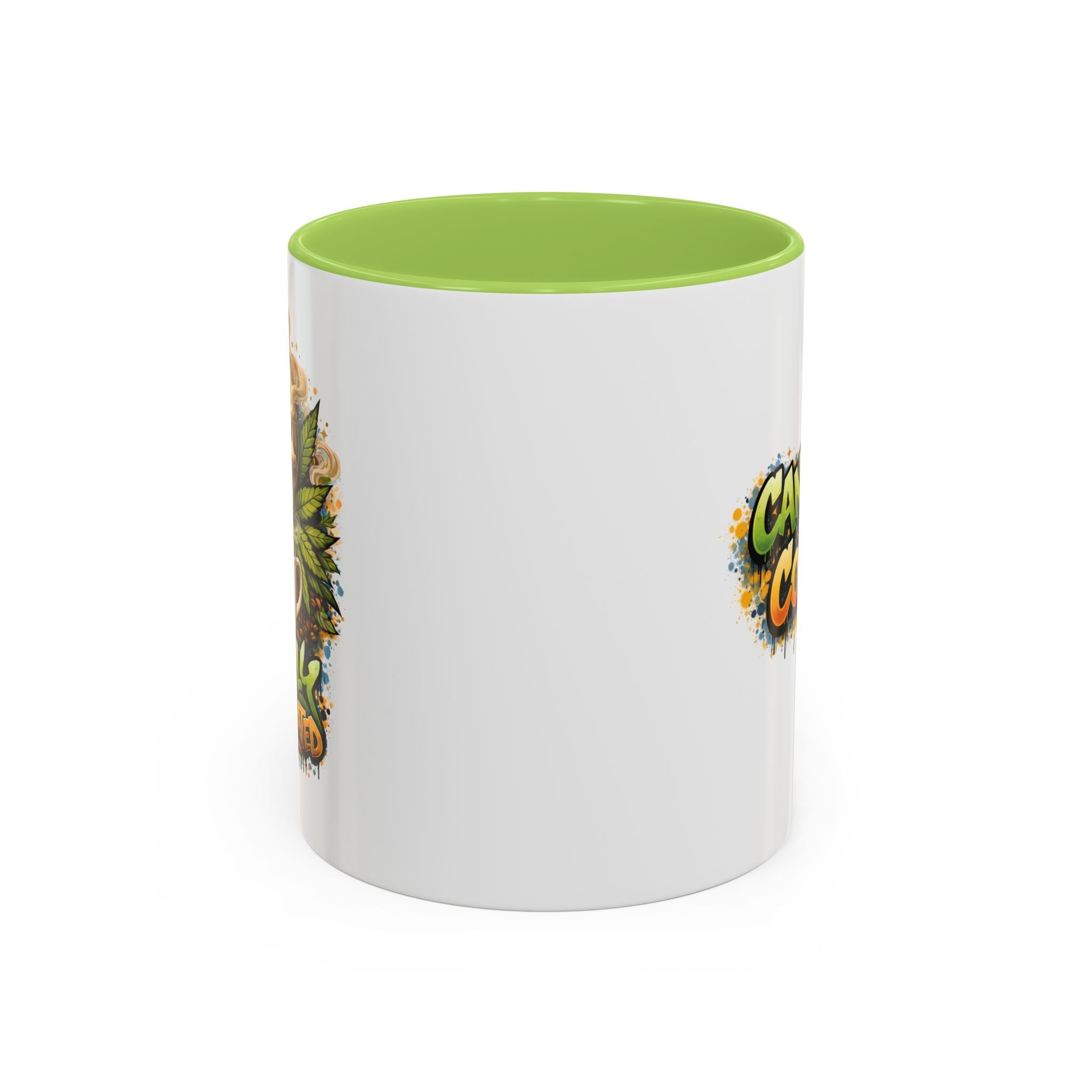 Cannabis & Coffee Accent Mug — 11/15oz Ceramic Coffee Mug