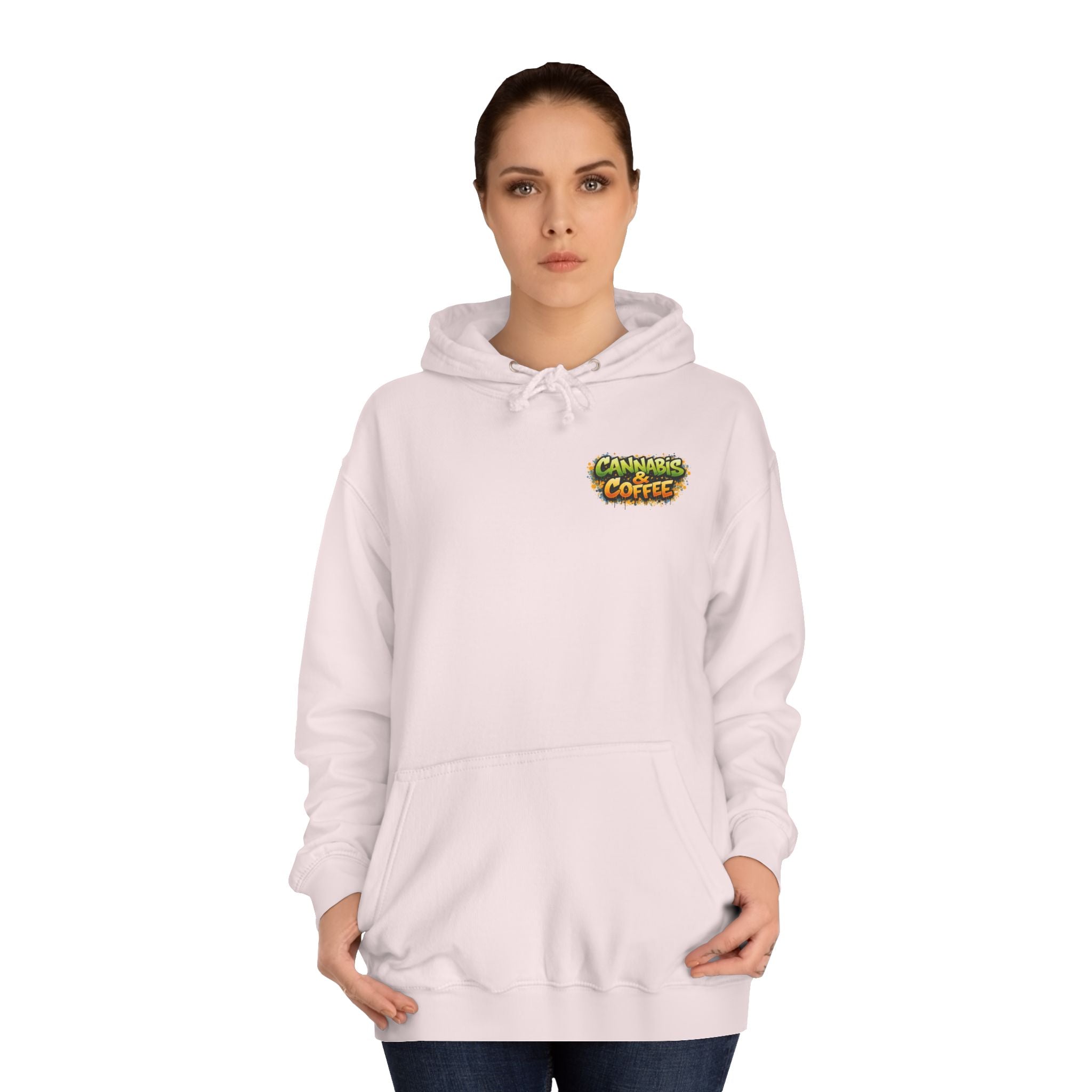 Highly Caffeinated Hoodie – Skull & Coffee Graphic College Pullover