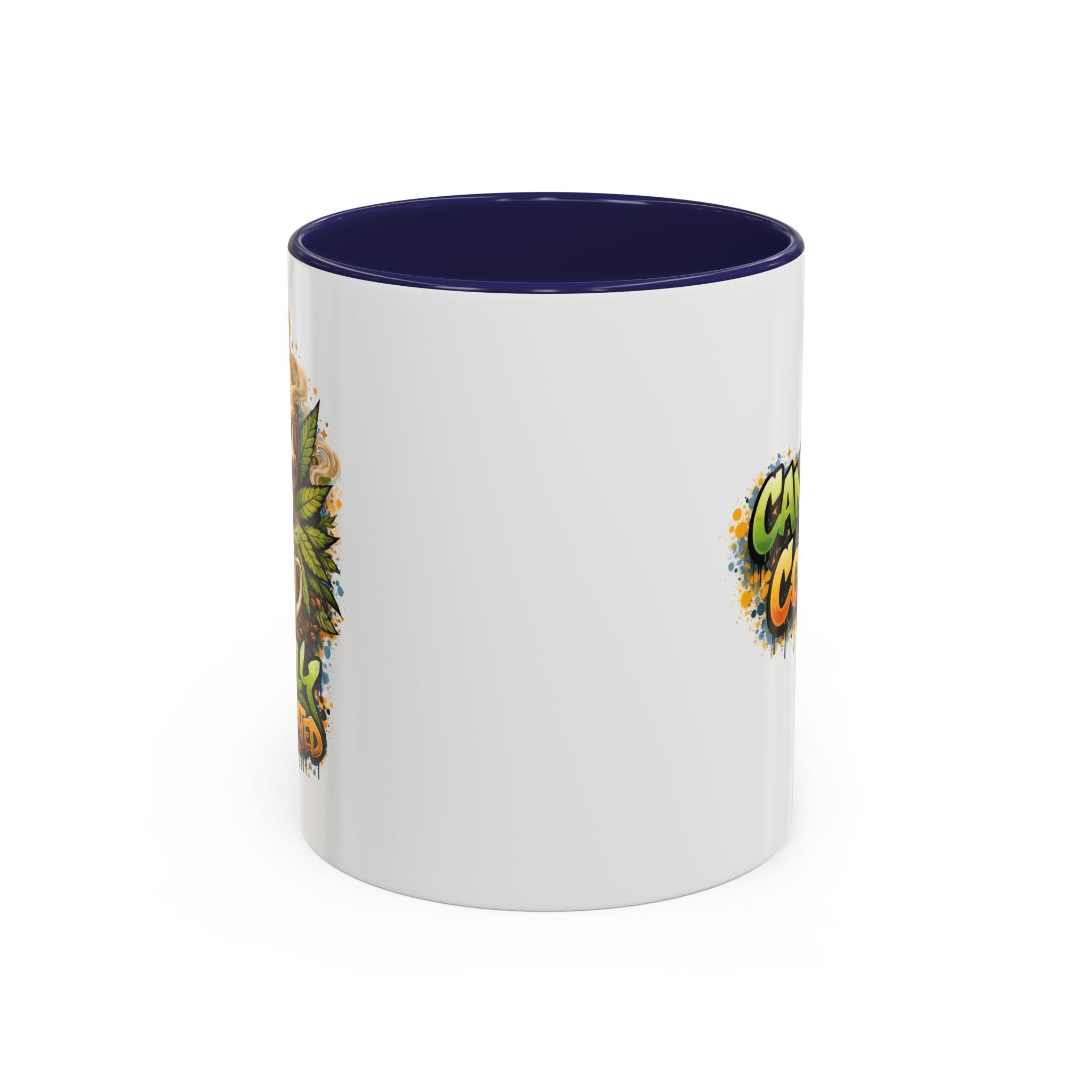 Cannabis & Coffee Accent Mug — 11/15oz Ceramic Coffee Mug