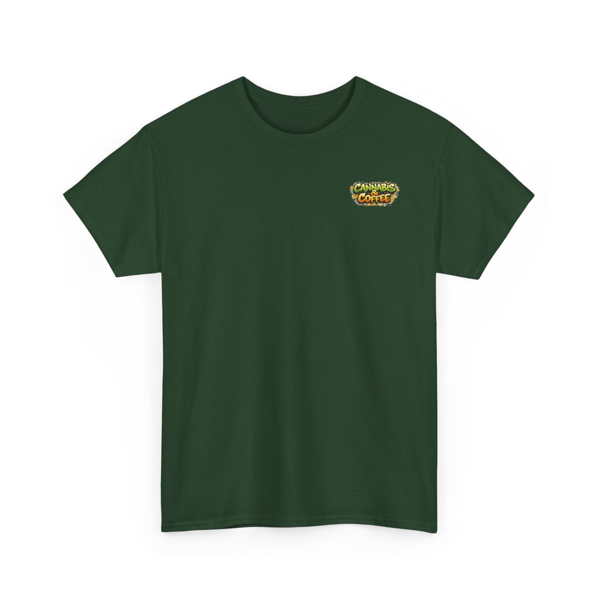 Coffee Skull Tee — "Highly Caffeinated" Graphic Shirt for Coffee Lovers