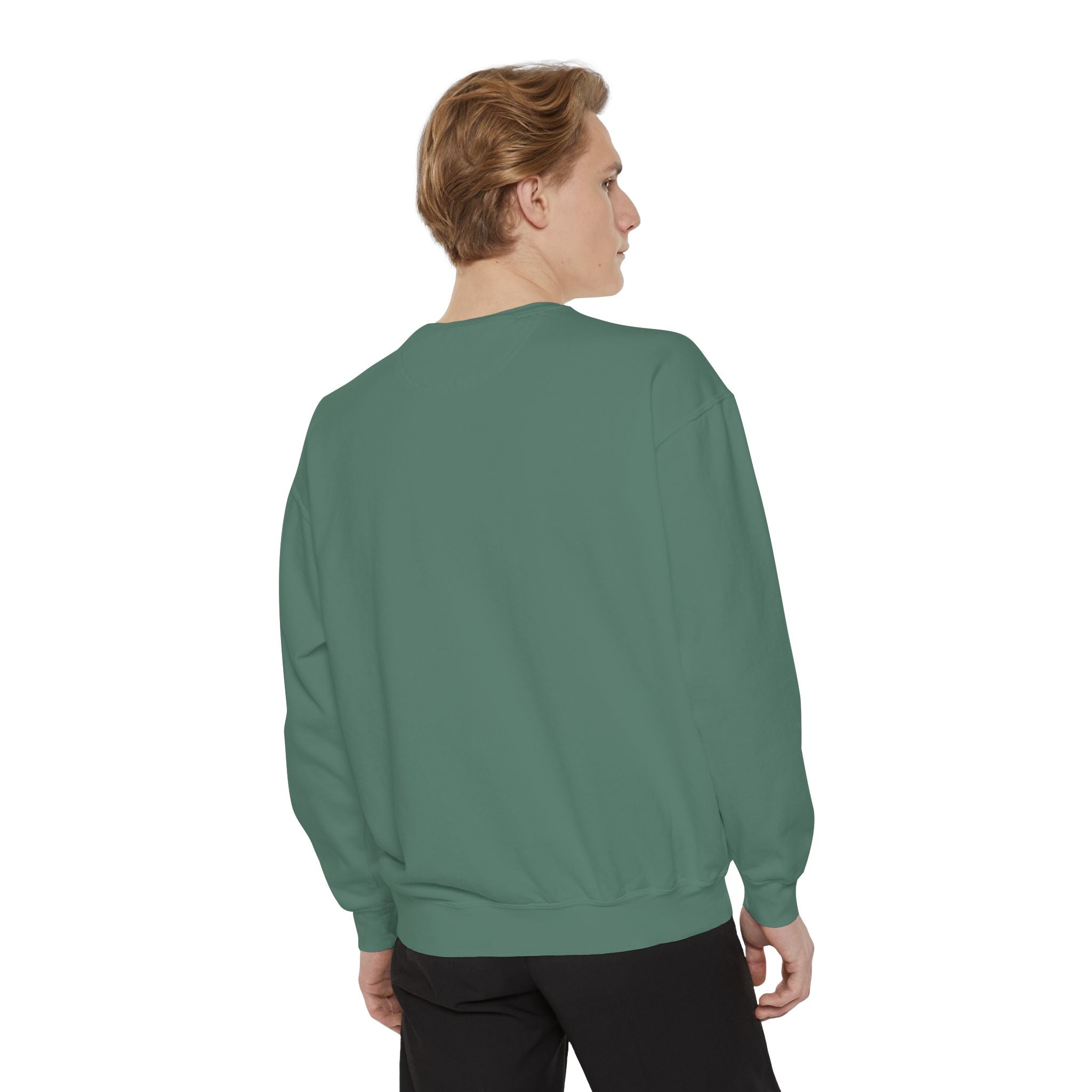 Coral Floral Motorcycle Sweatshirt — 'Ride Wild' Chest Graphic