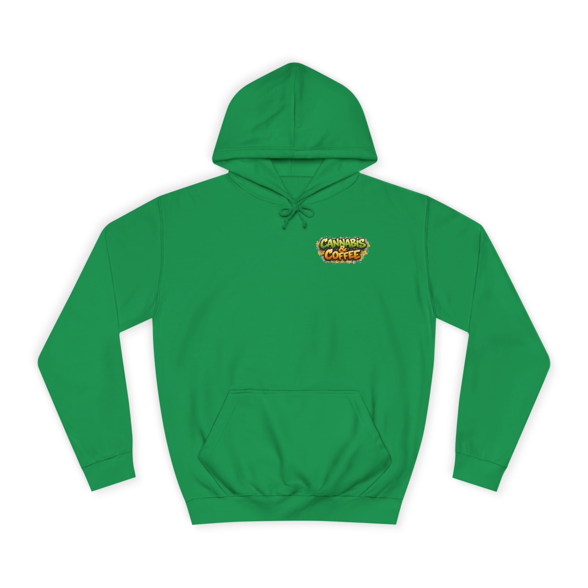 Highly Caffeinated Hoodie – Skull & Coffee Graphic College Pullover