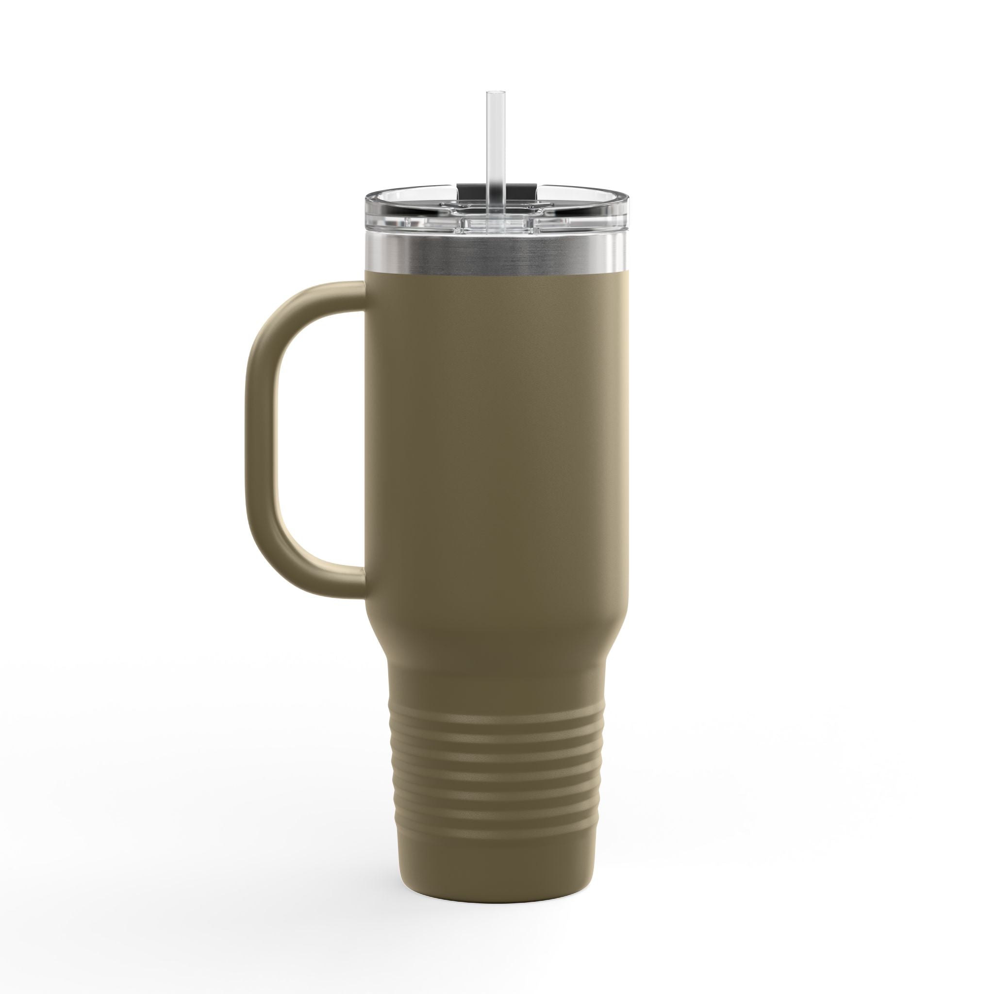 40oz Insulated Travel Mug - 'Red Randy' Skull & Snake Design, Spill‑Proof Tumbler