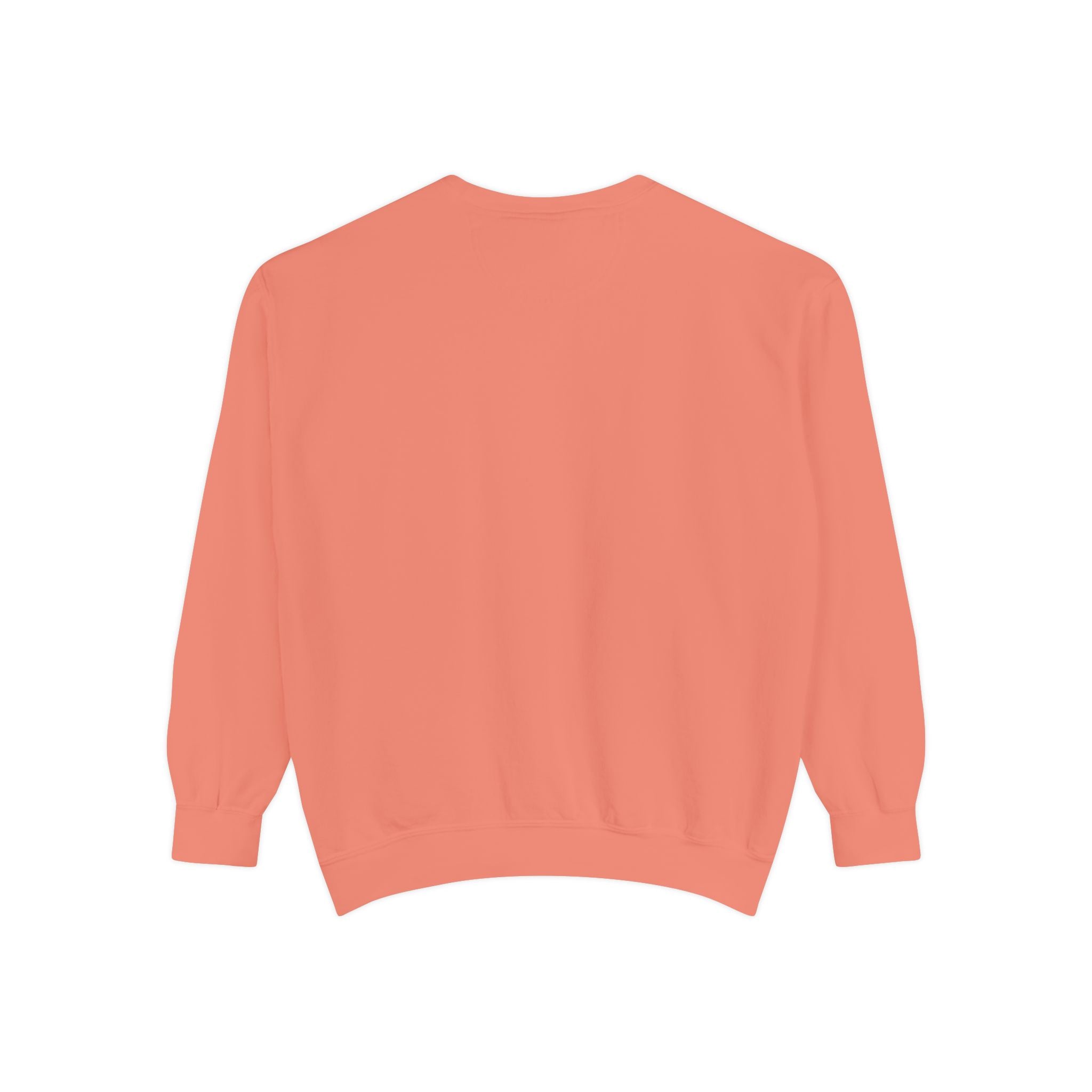Coral Floral Motorcycle Sweatshirt — 'Ride Wild' Chest Graphic