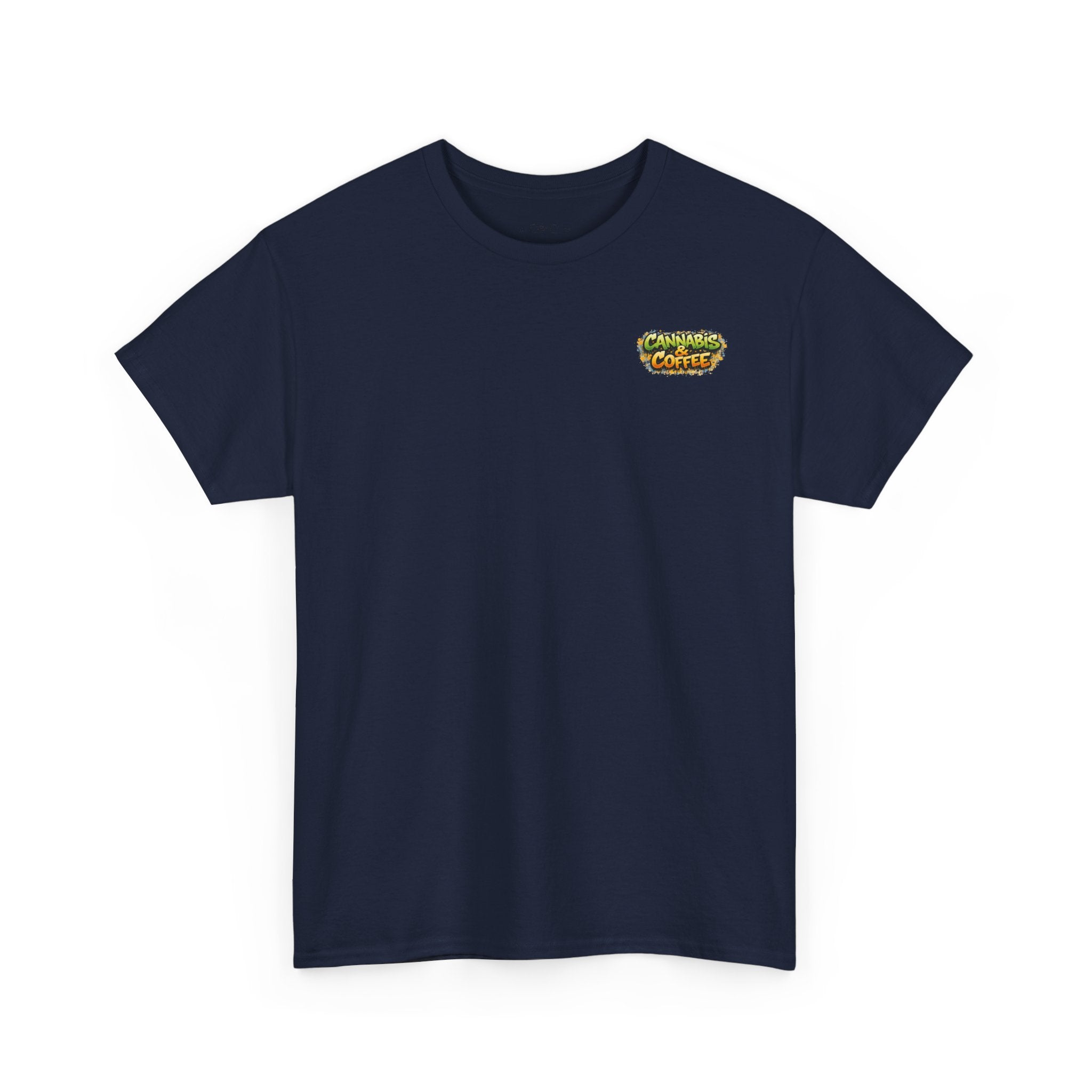 Coffee Skull Tee — "Highly Caffeinated" Graphic Shirt for Coffee Lovers