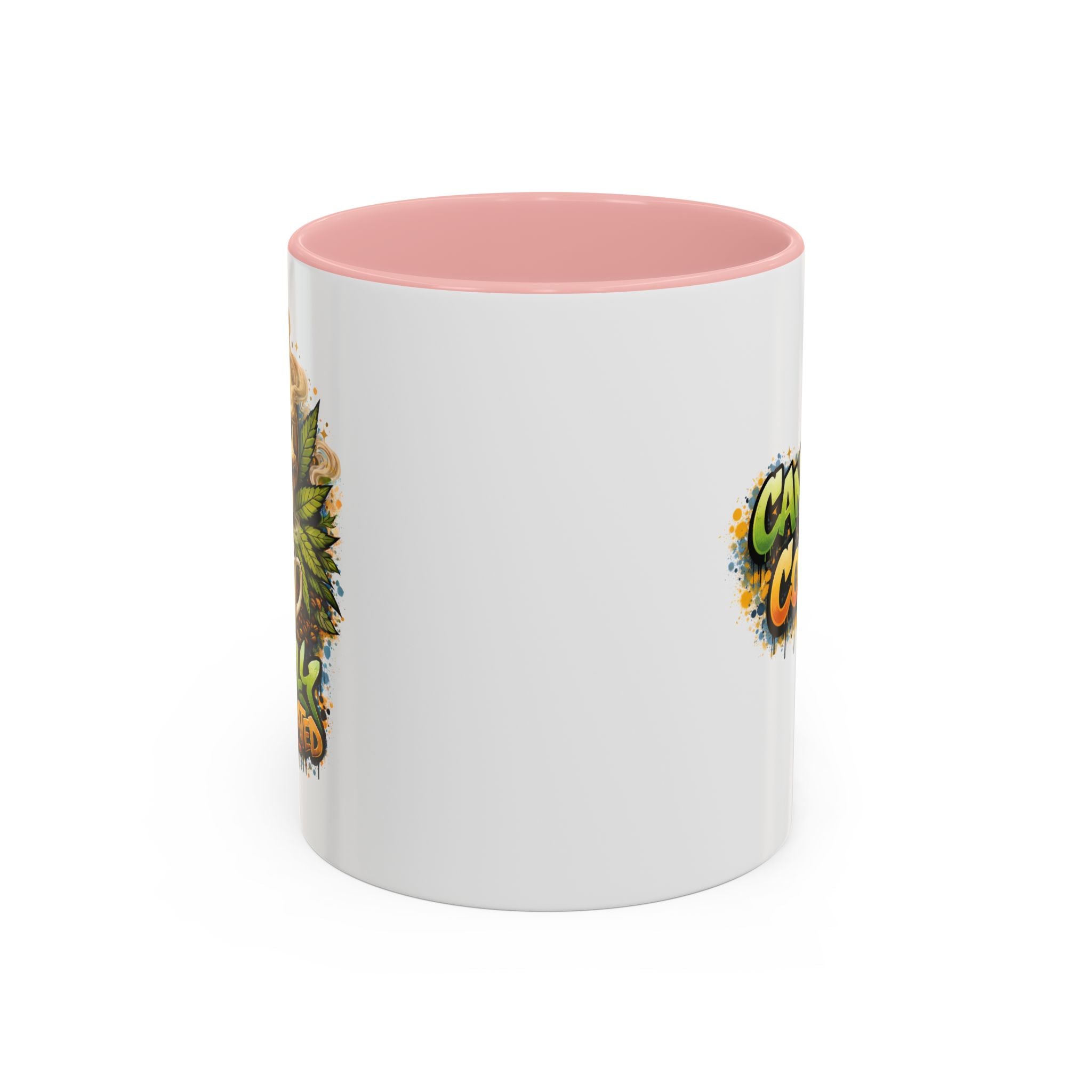 Cannabis & Coffee Accent Mug — 11/15oz Ceramic Coffee Mug