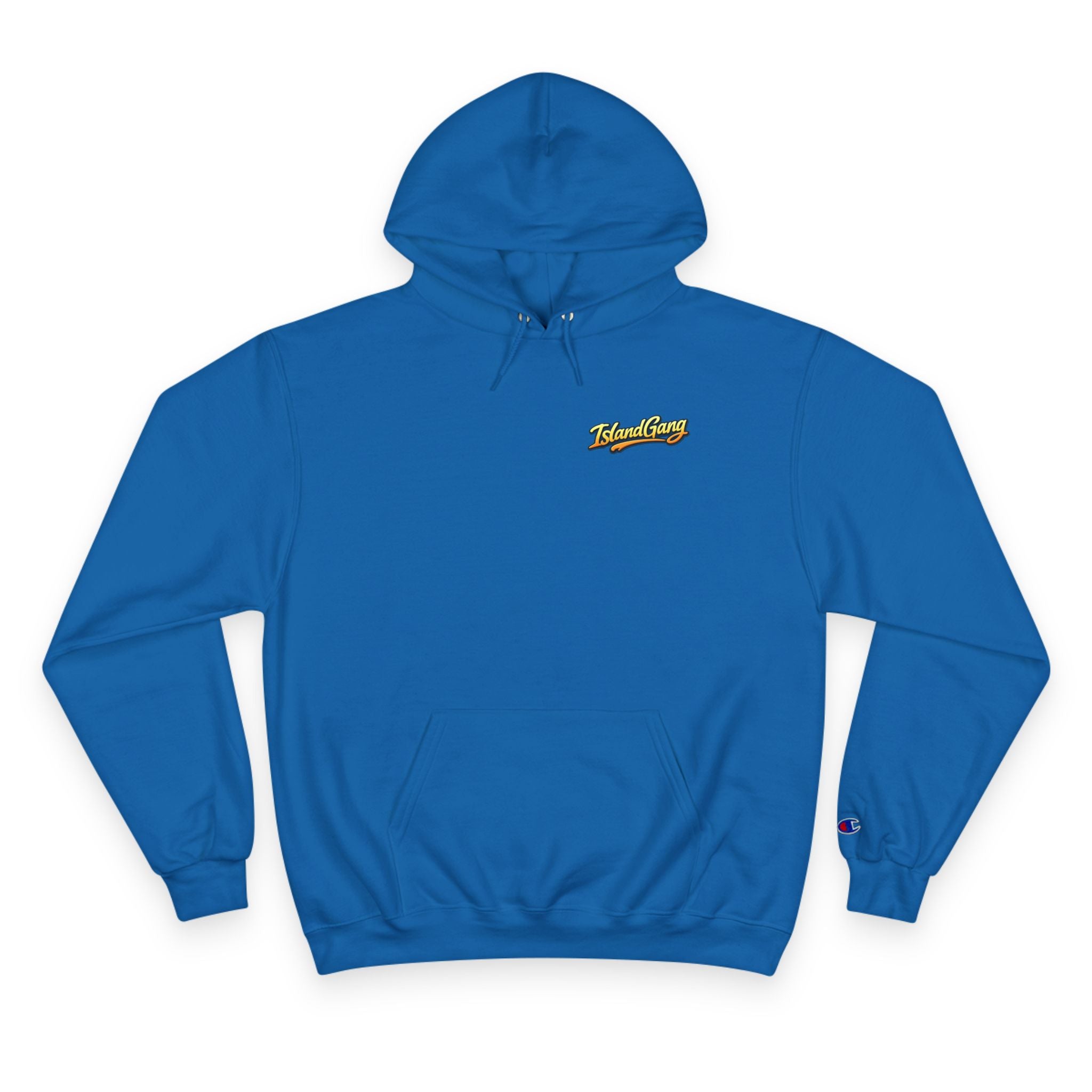 Island Joy Hoodie — Tropical Sunset Lips Graphic Champion Hoodie