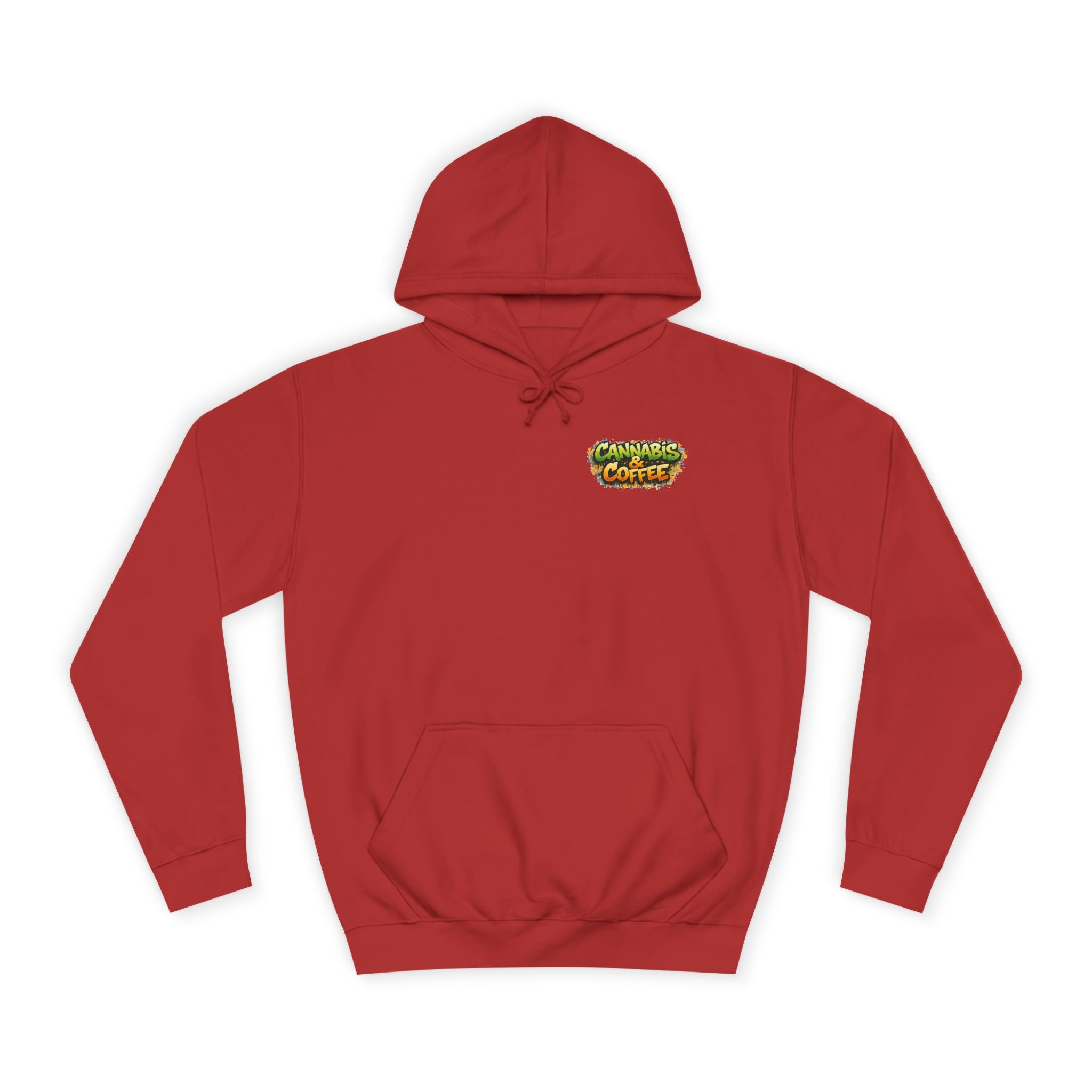 Highly Caffeinated Hoodie – Skull & Coffee Graphic College Pullover