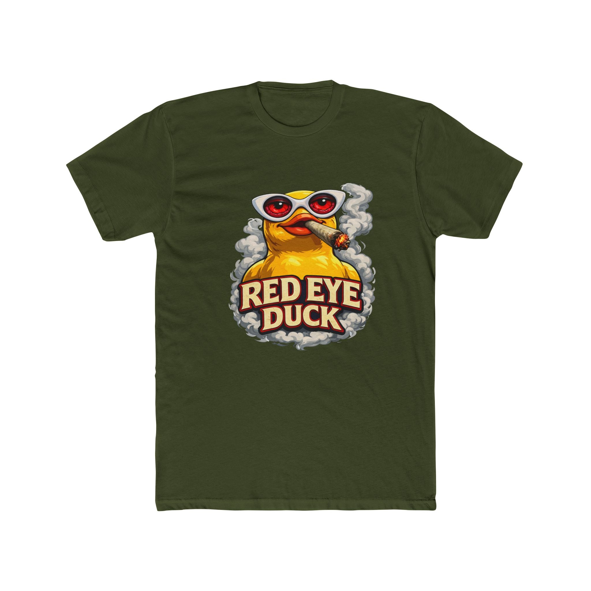 Red Eye Duck T-Shirt — Retro Rubber Duck Graphic Tee