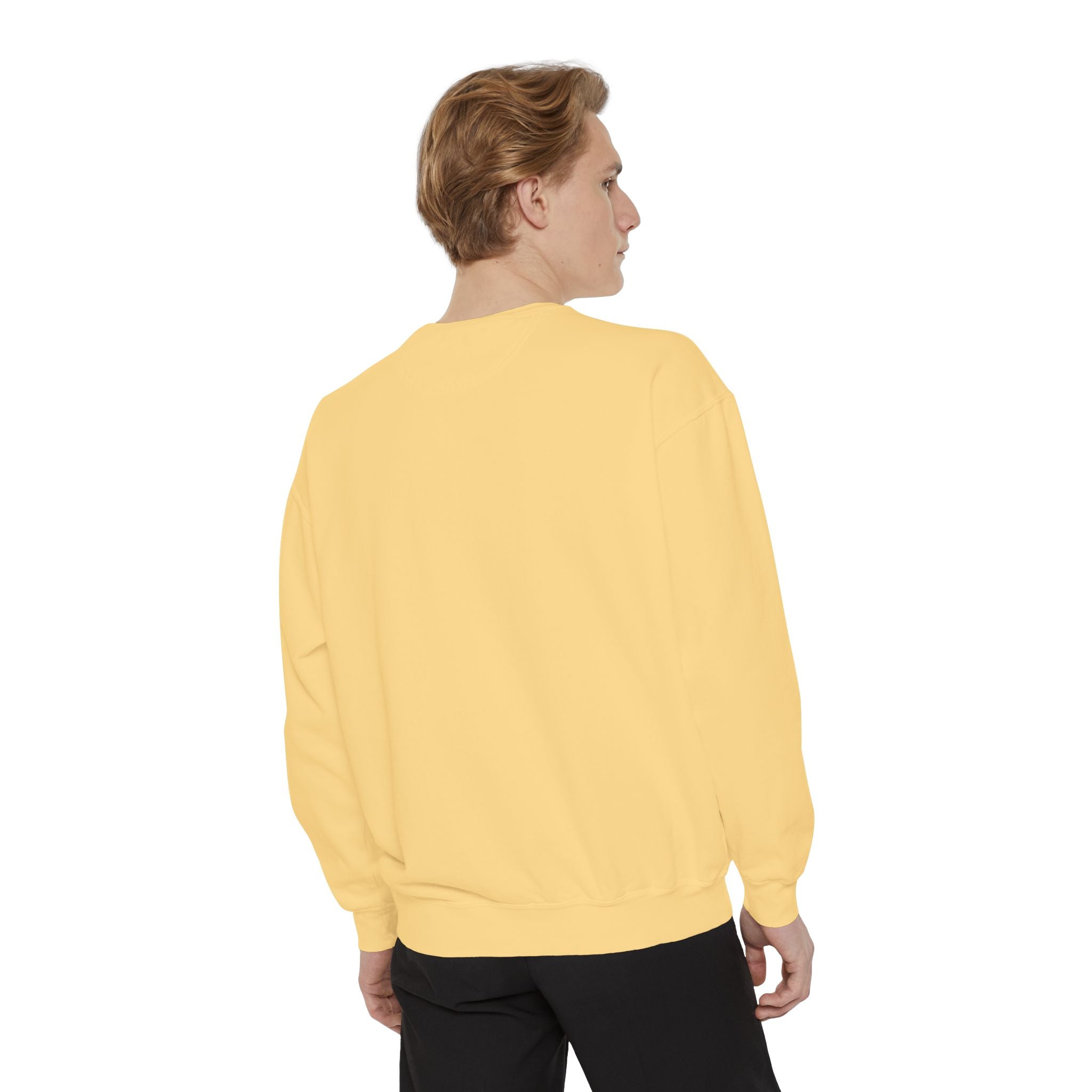 Coral Floral Motorcycle Sweatshirt — 'Ride Wild' Chest Graphic