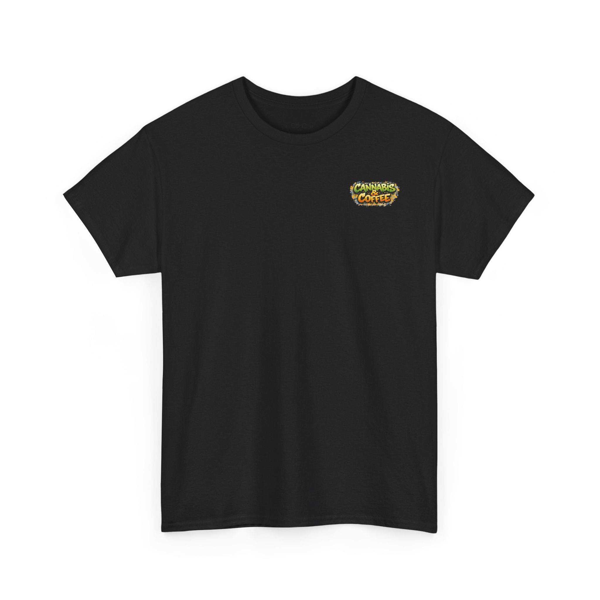 Coffee Skull Tee — "Highly Caffeinated" Graphic Shirt for Coffee Lovers