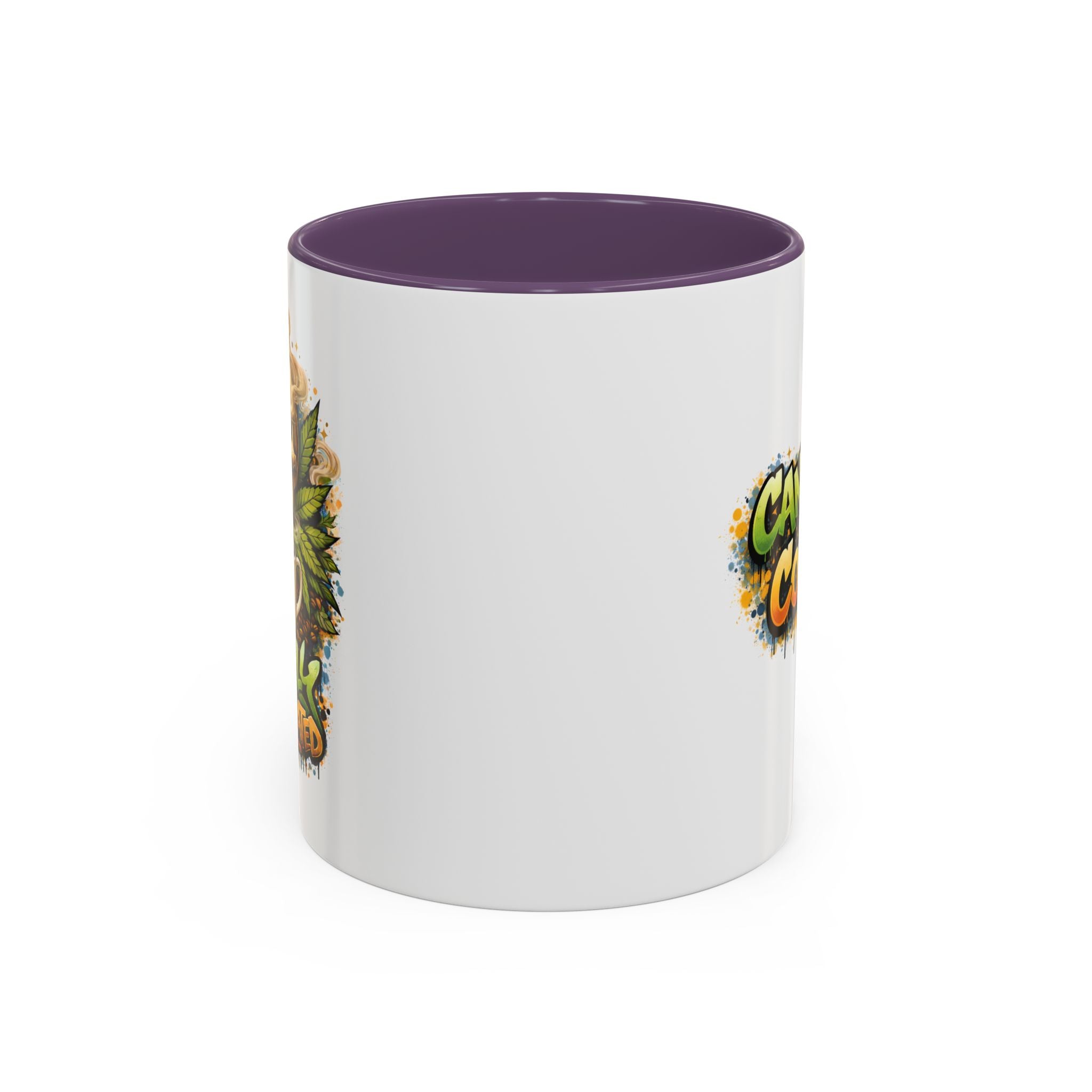 Cannabis & Coffee Accent Mug — 11/15oz Ceramic Coffee Mug