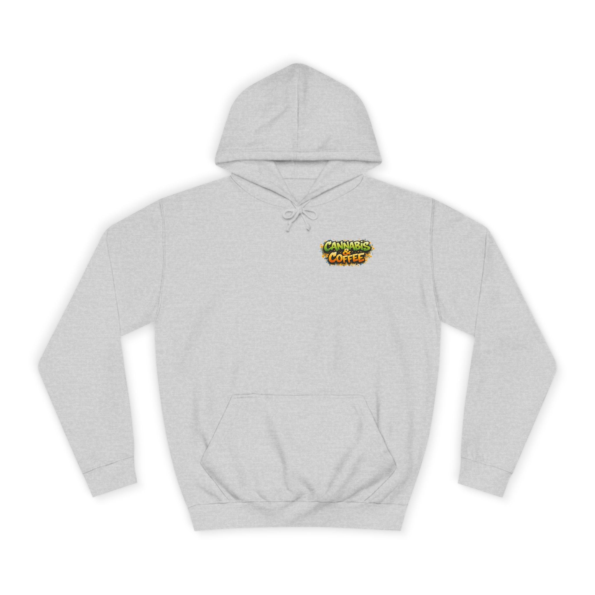 Highly Caffeinated Hoodie – Skull & Coffee Graphic College Pullover