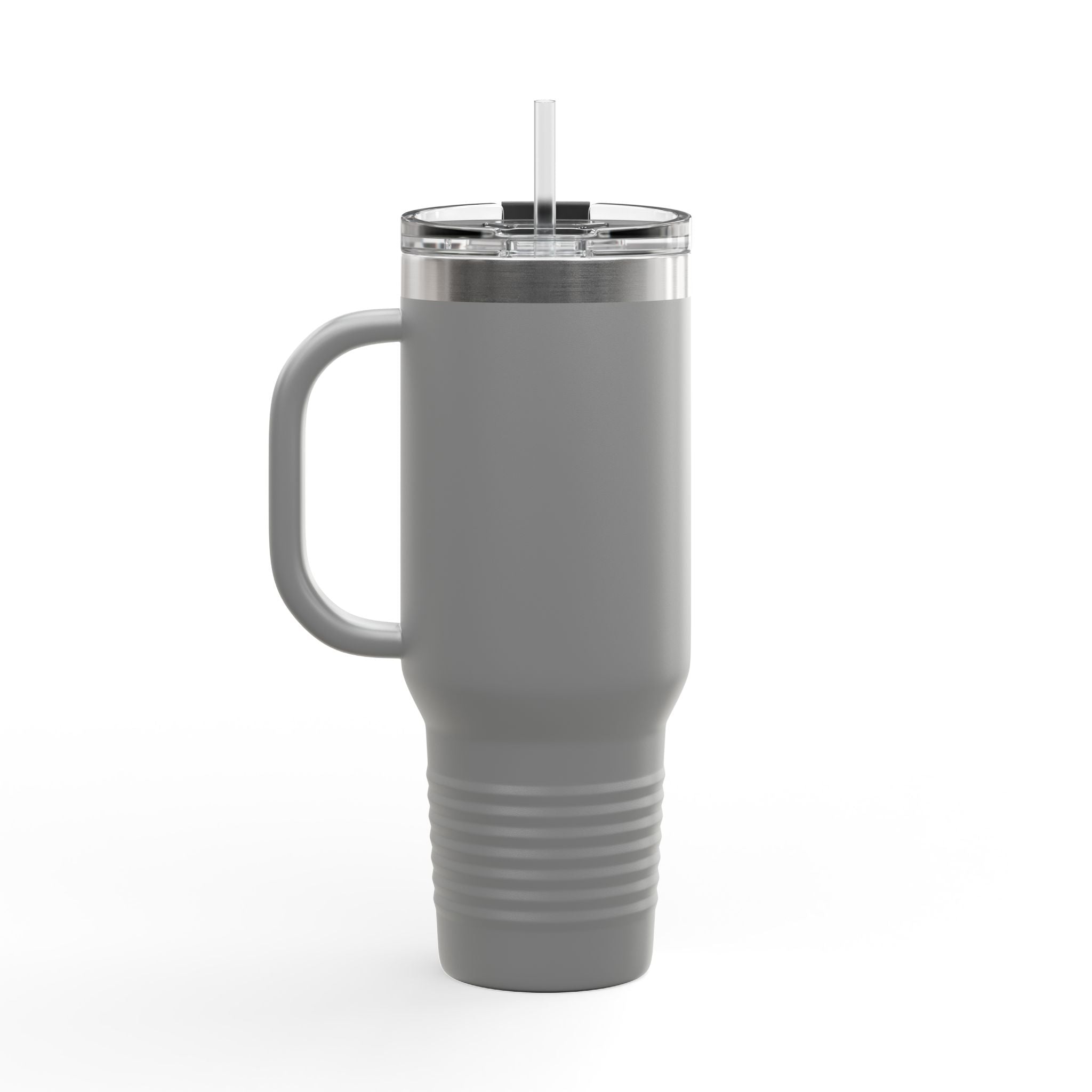 40oz Insulated Travel Mug - 'Red Randy' Skull & Snake Design, Spill‑Proof Tumbler