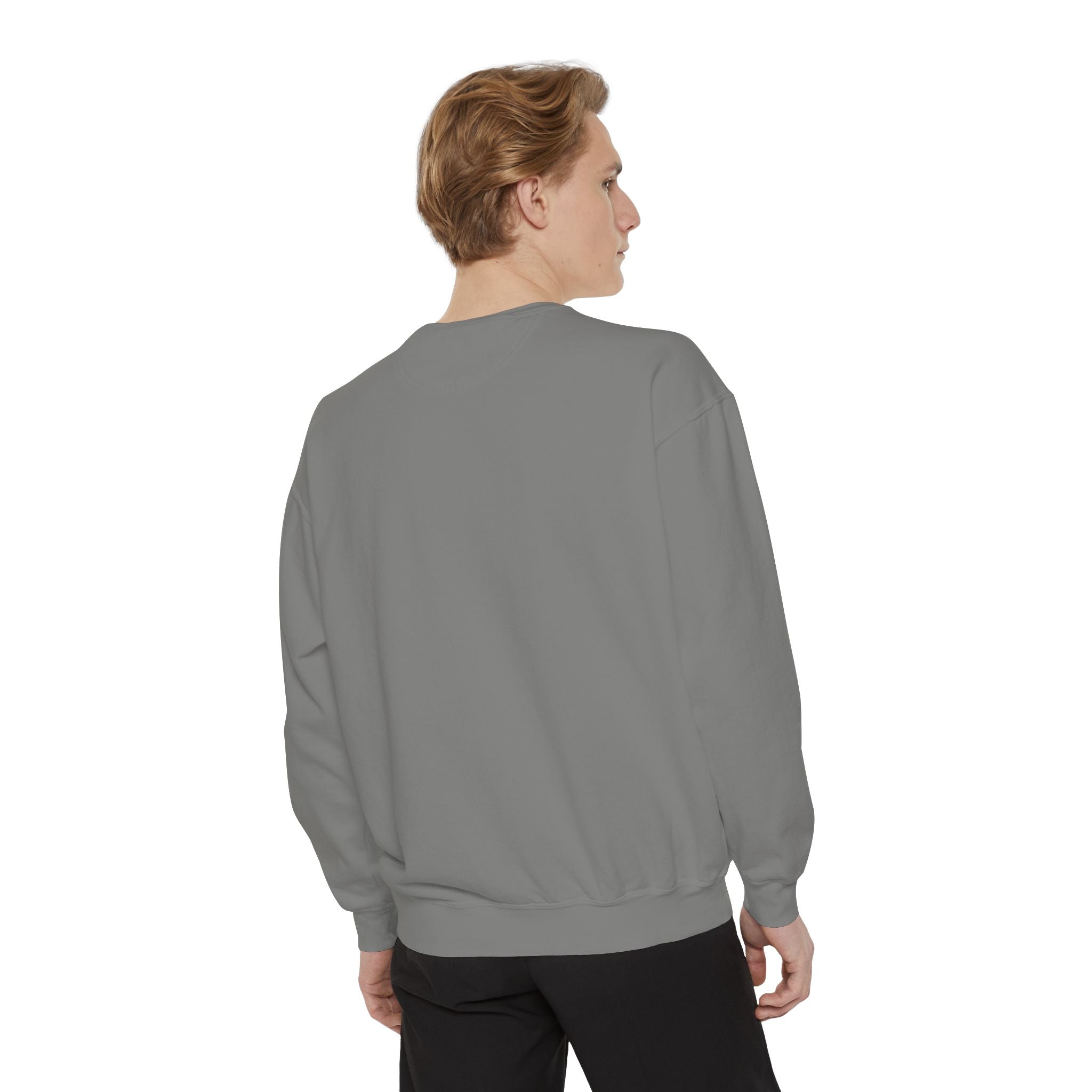 Coral Floral Motorcycle Sweatshirt — 'Ride Wild' Chest Graphic