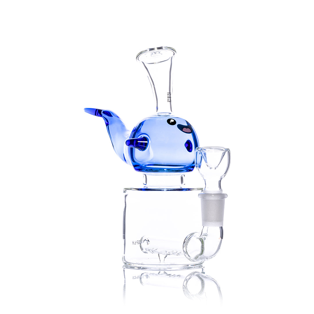 Hemper 6.5” Blue Whale Mini Bong
