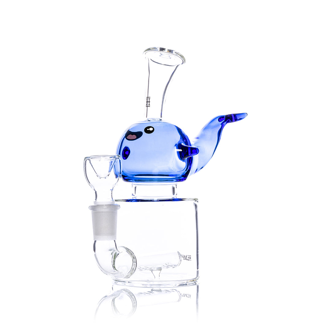 Hemper 6.5” Blue Whale Mini Bong