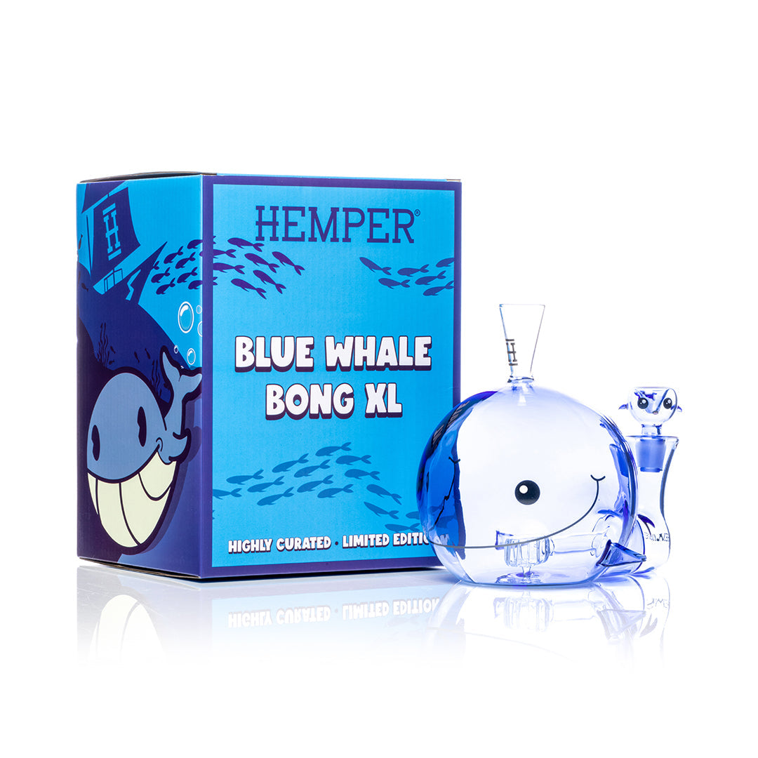 Hemper 6.25” XL Blue Whale Bong