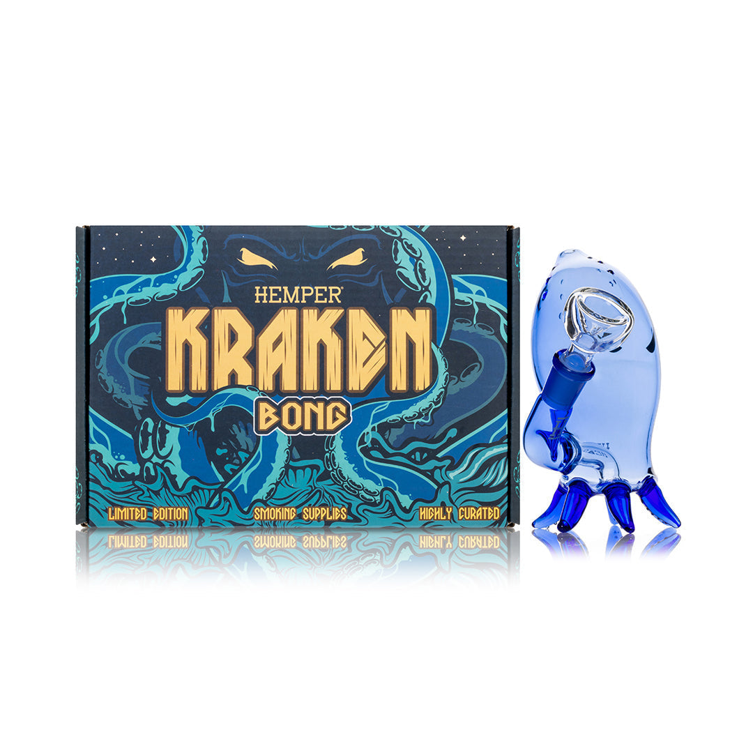 Hemper 6” Glass Kraken Mini Bong