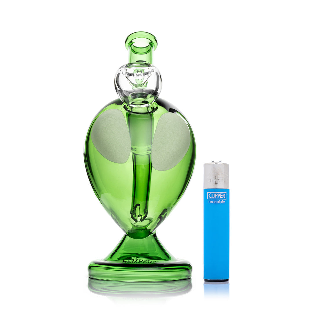 Hemper 6” Glass Alien Mini Bong
