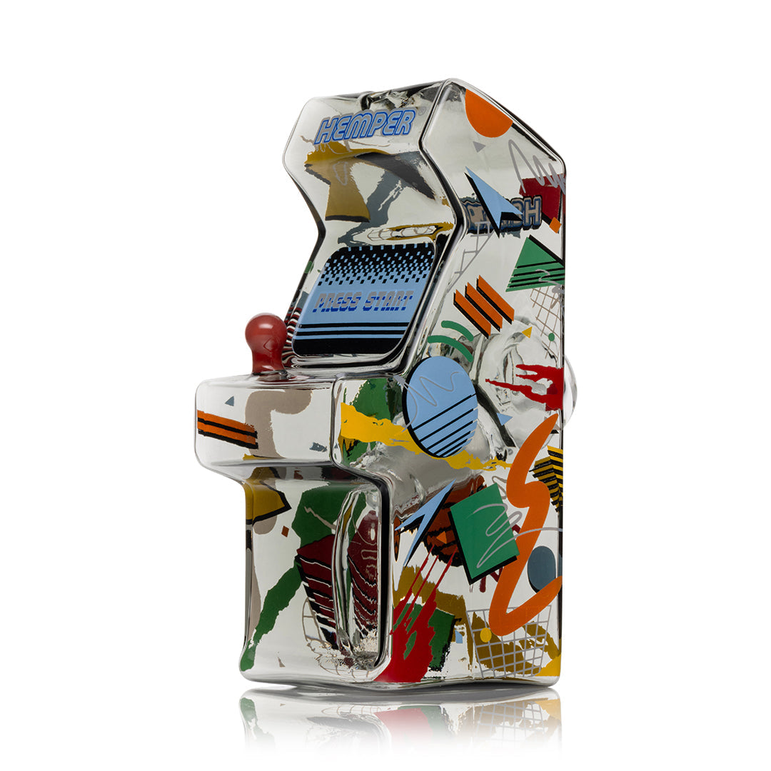 Hemper 5.5” Glass Arcade Mini Bong