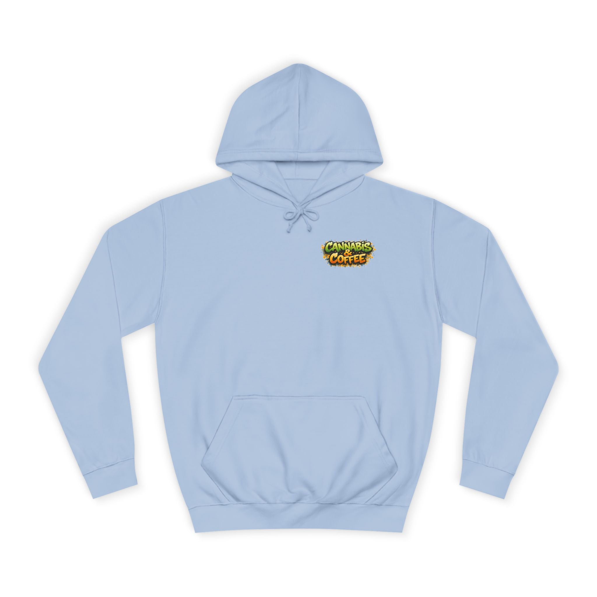 Highly Caffeinated Hoodie – Skull & Coffee Graphic College Pullover