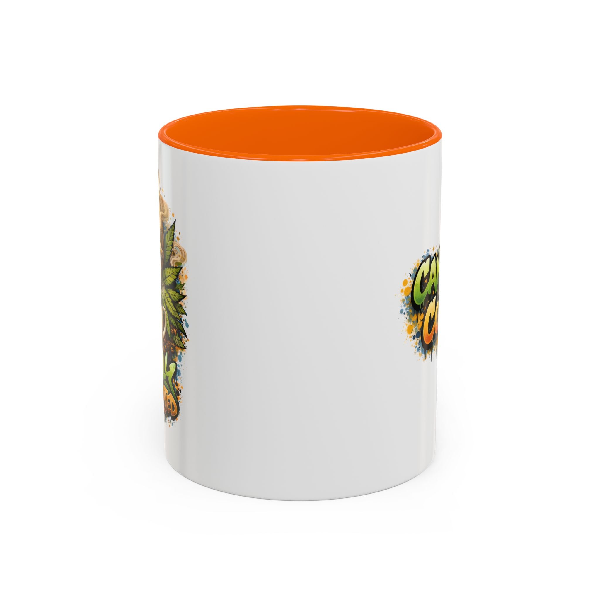Cannabis & Coffee Accent Mug — 11/15oz Ceramic Coffee Mug
