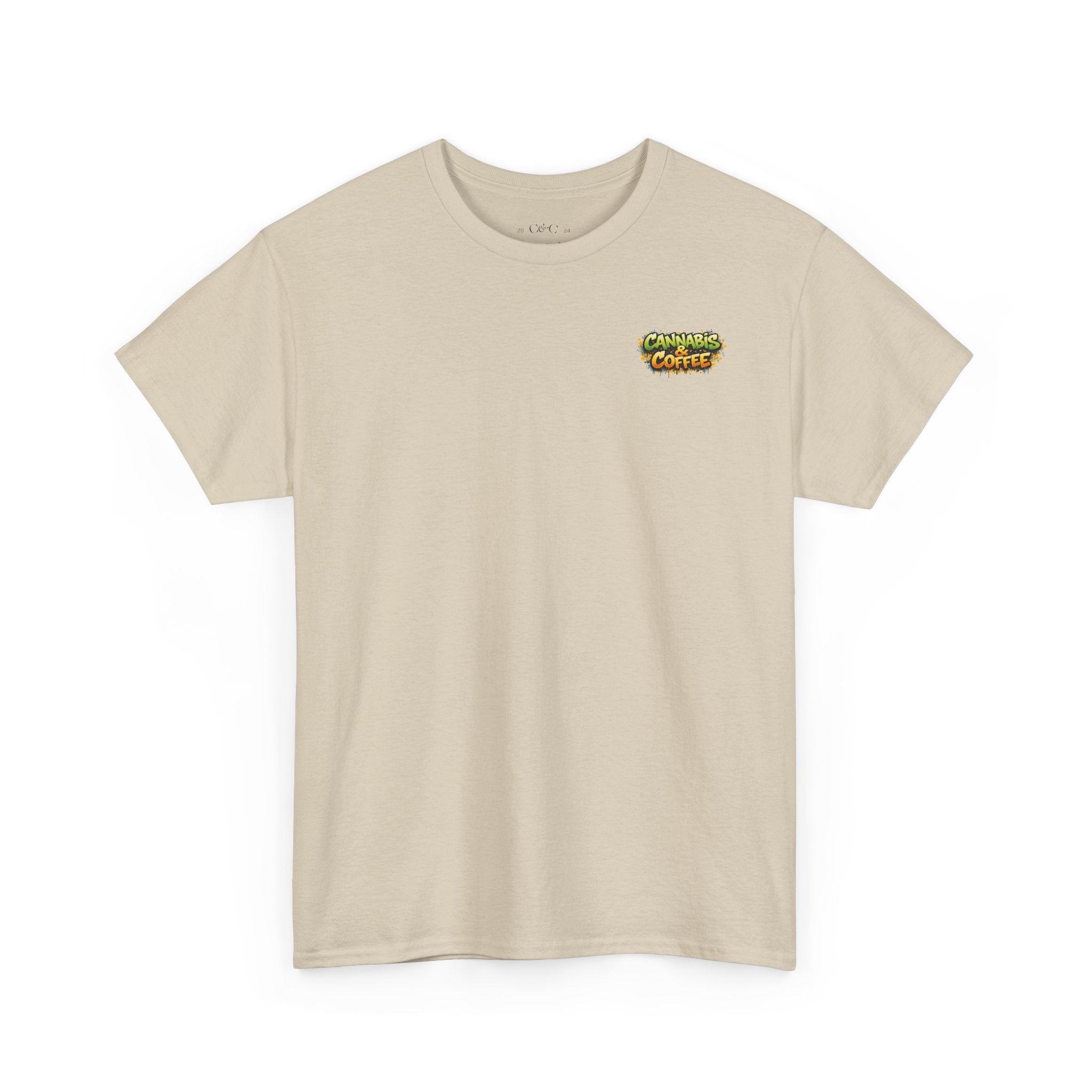 Coffee Skull Tee — "Highly Caffeinated" Graphic Shirt for Coffee Lovers