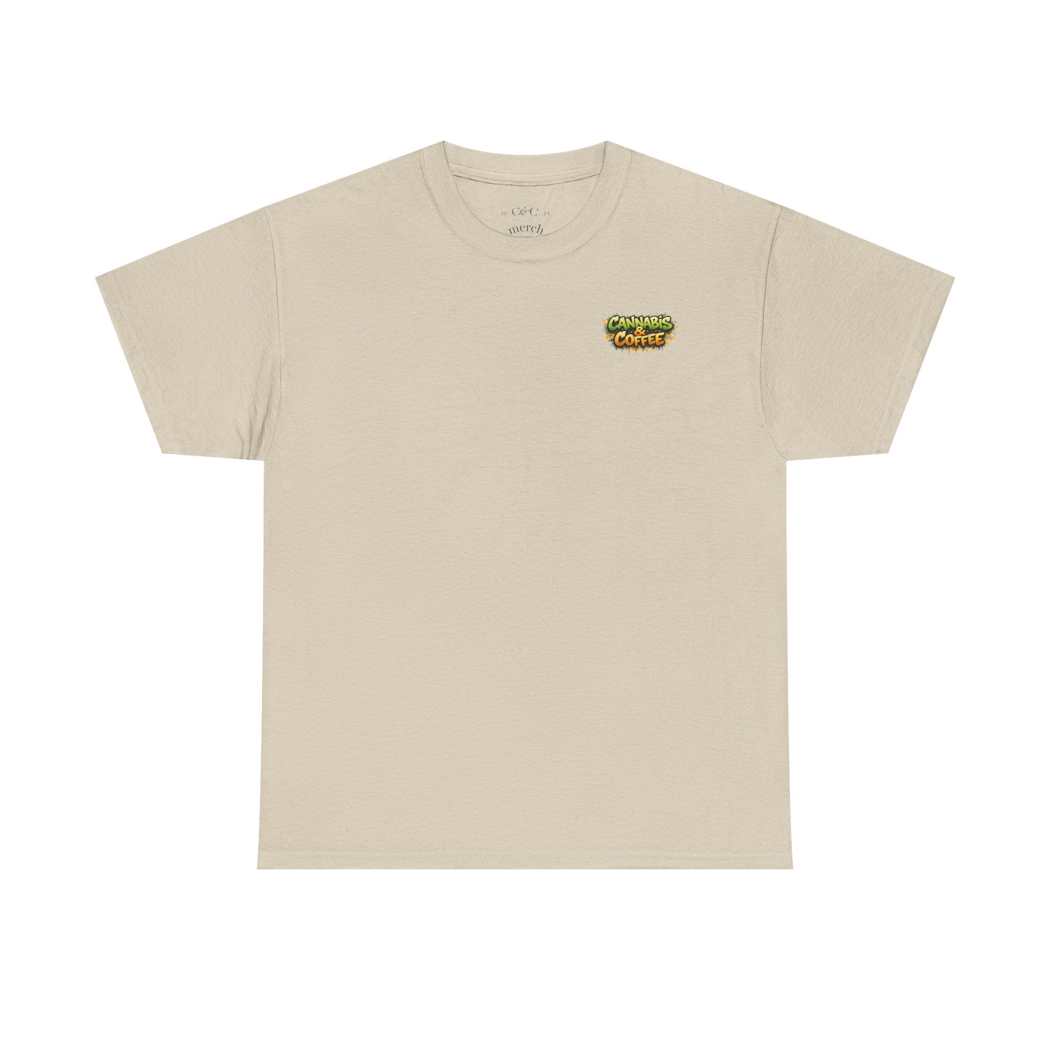 Coffee Skull Tee — "Highly Caffeinated" Graphic Shirt for Coffee Lovers