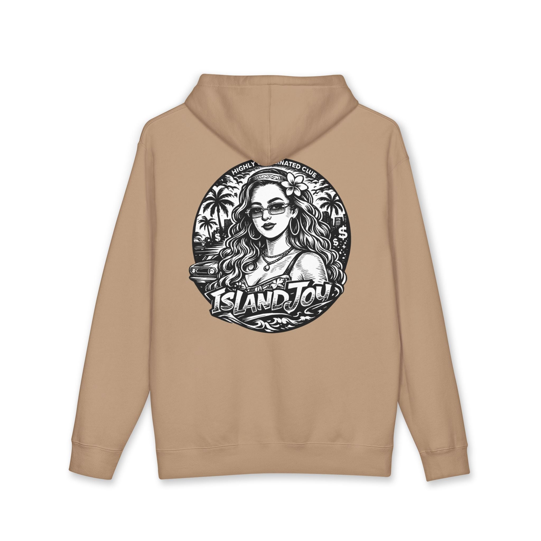 Island Tour Hoodie — Vintage Palm Beach Graphic Hooded Sweatshirt