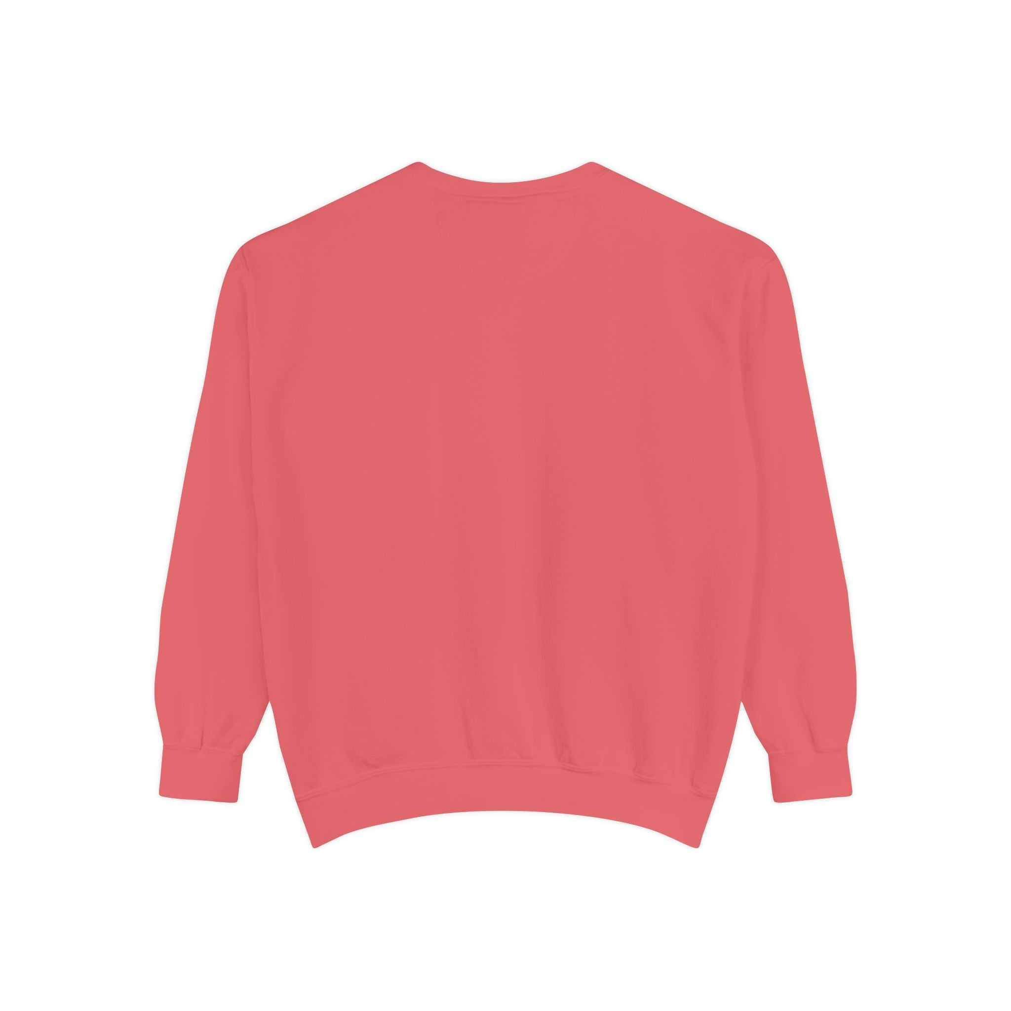 Coral Floral Motorcycle Sweatshirt — 'Ride Wild' Chest Graphic