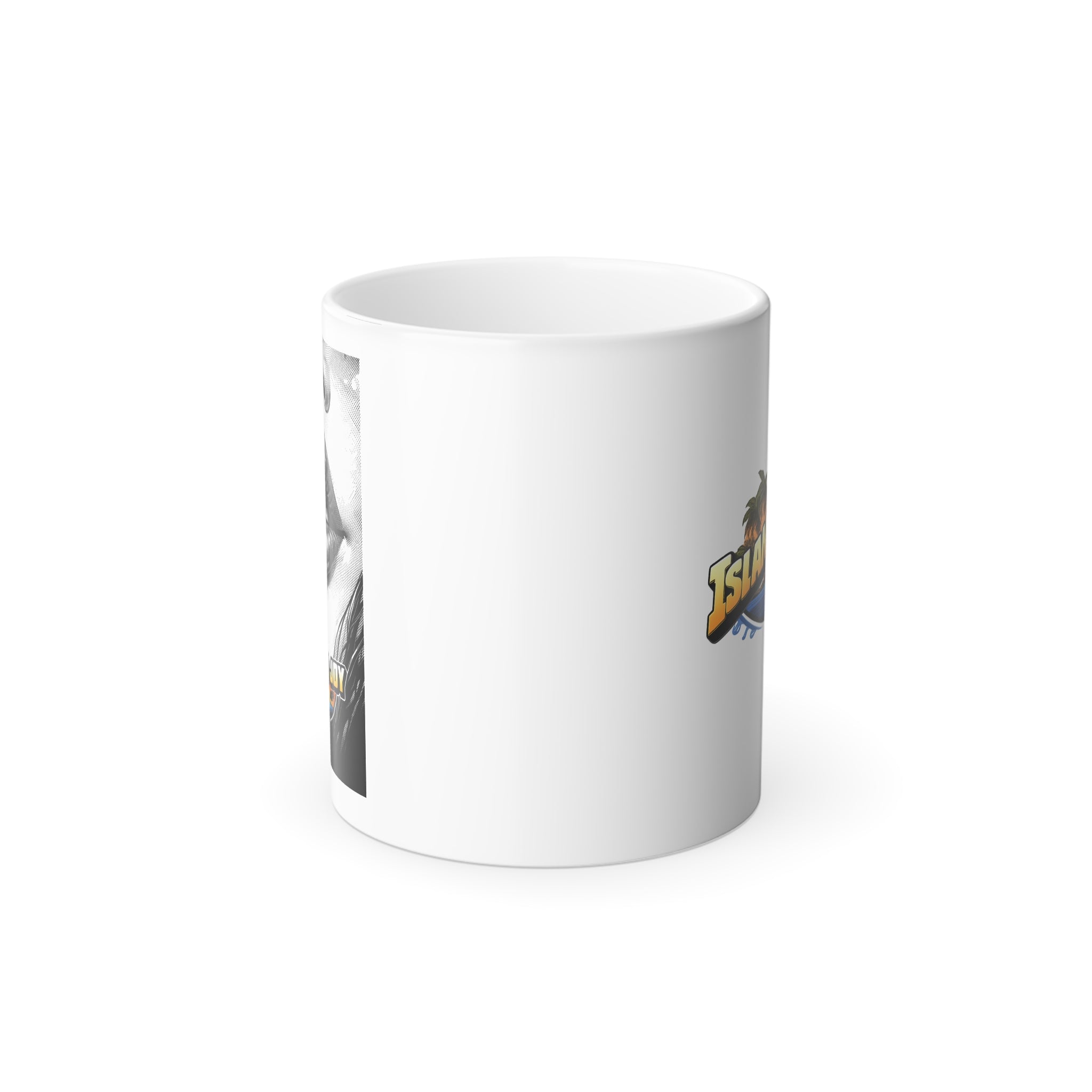 Color Morphing Mug — 11oz Black-Handle Heat Reveal Coffee Mug