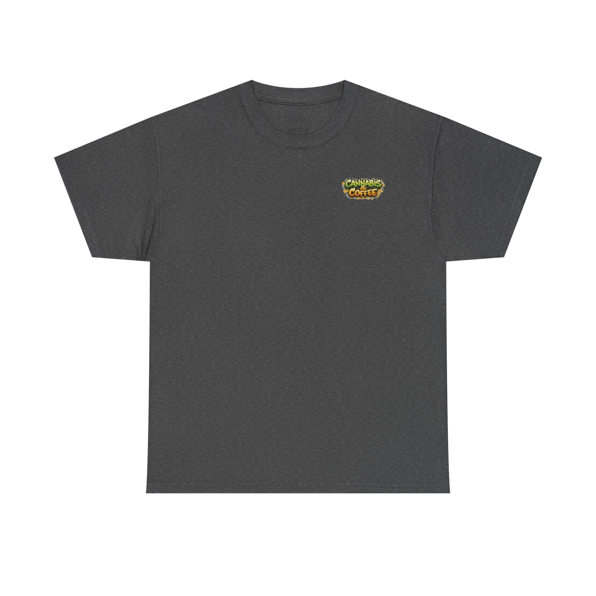 Coffee Skull Tee — "Highly Caffeinated" Graphic Shirt for Coffee Lovers