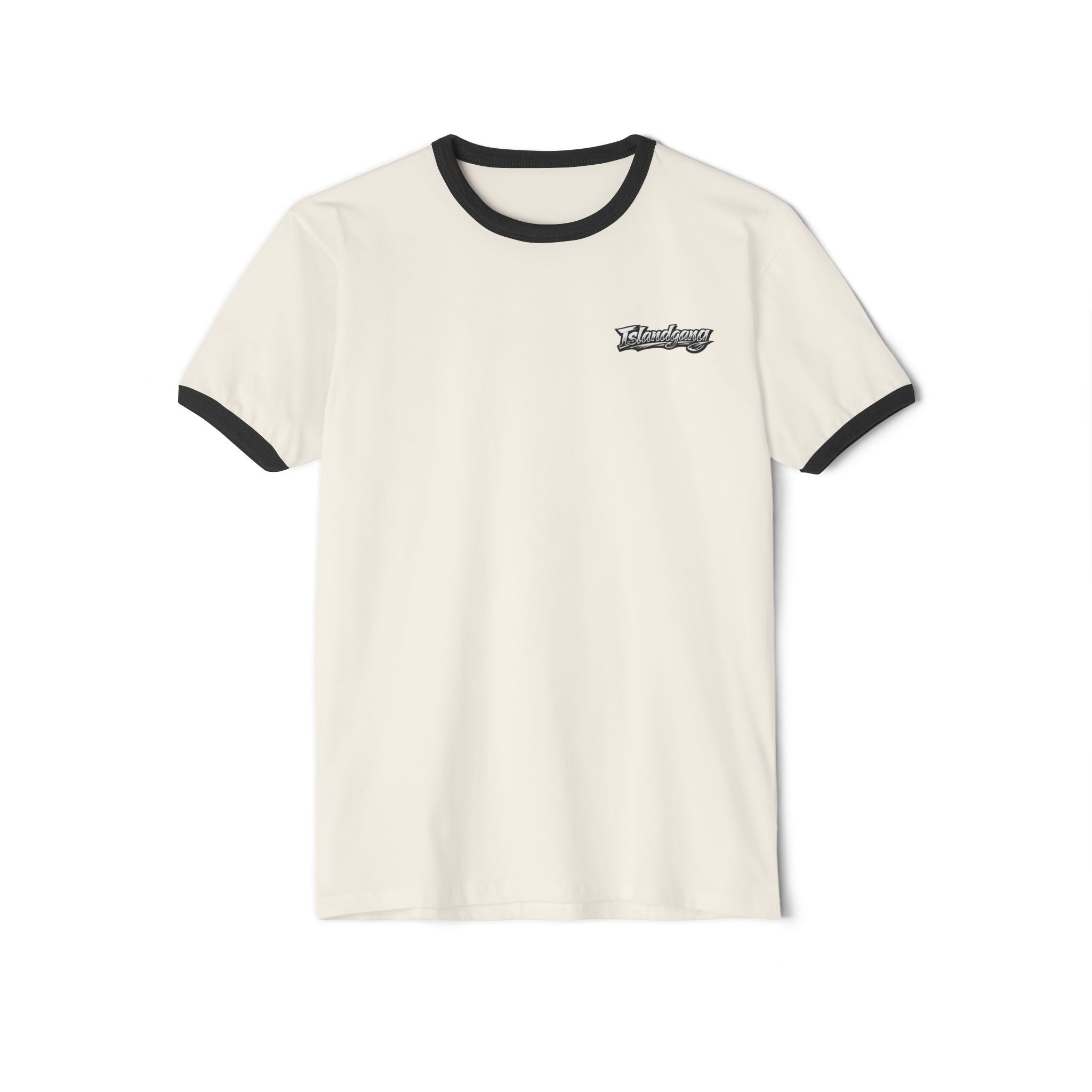 Island Jolie Ringer T-Shirt — Vintage Tropical Graphic Tee
