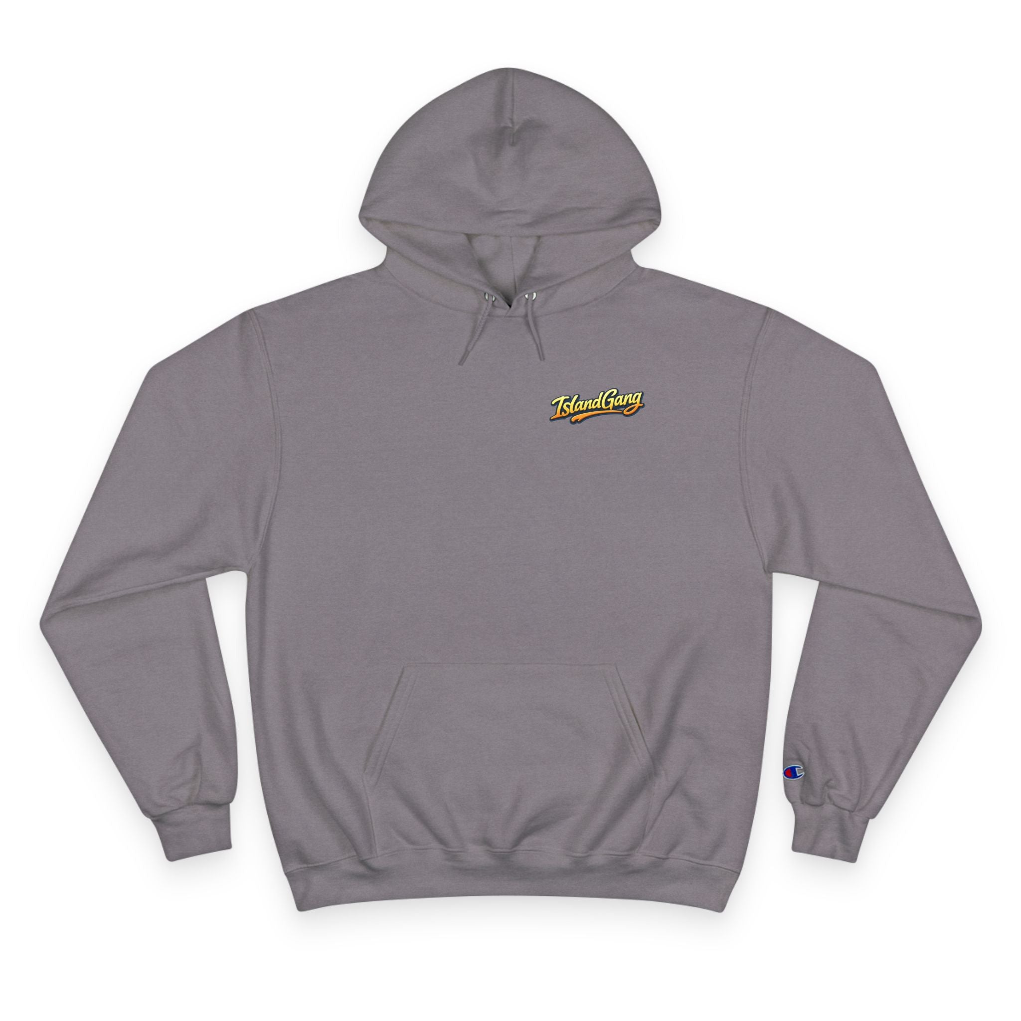 Island Joy Hoodie — Tropical Sunset Lips Graphic Champion Hoodie
