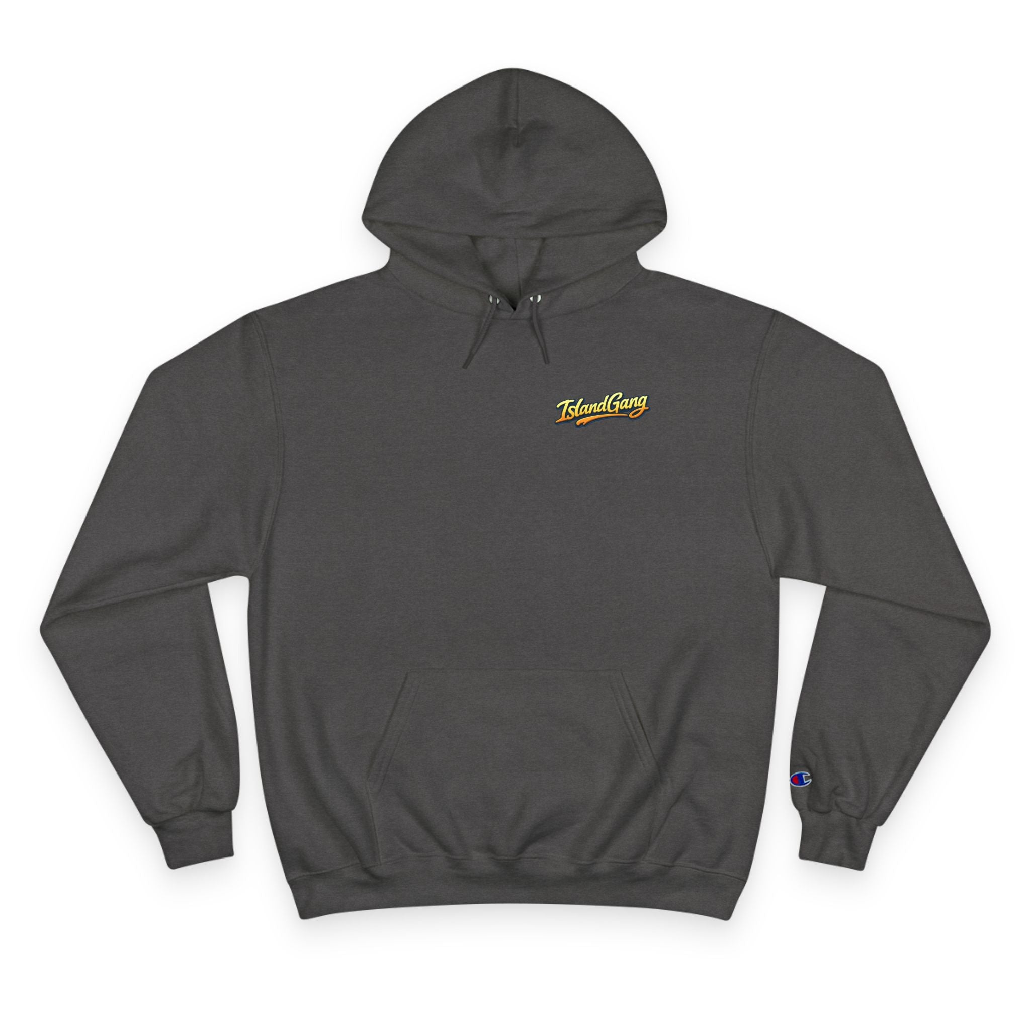 Island Joy Hoodie — Tropical Sunset Lips Graphic Champion Hoodie