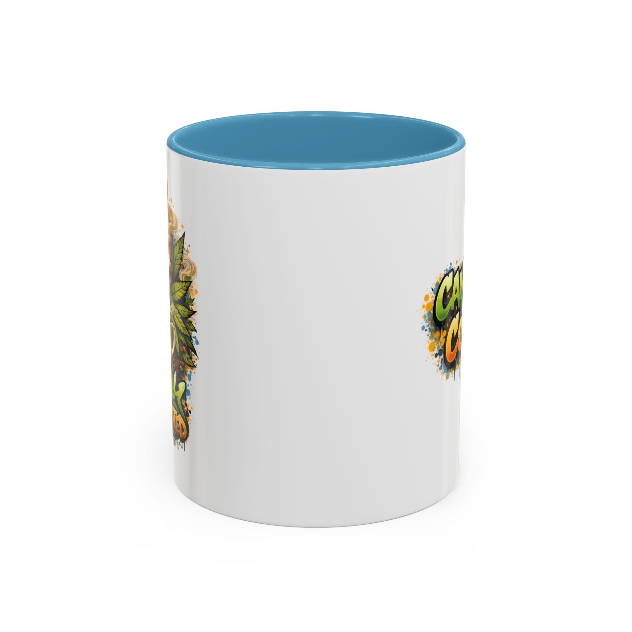 Cannabis & Coffee Accent Mug — 11/15oz Ceramic Coffee Mug
