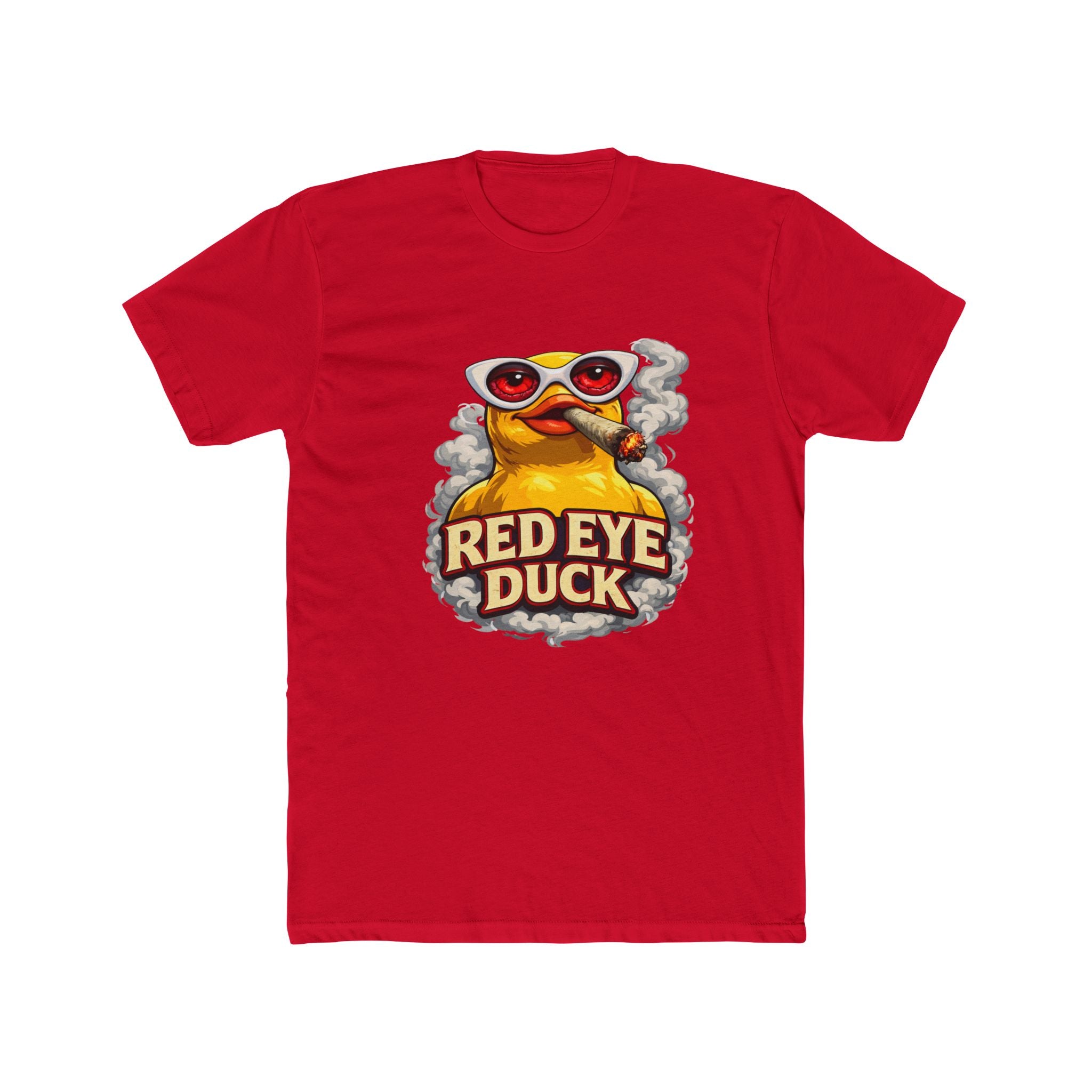 Red Eye Duck T-Shirt — Retro Rubber Duck Graphic Tee
