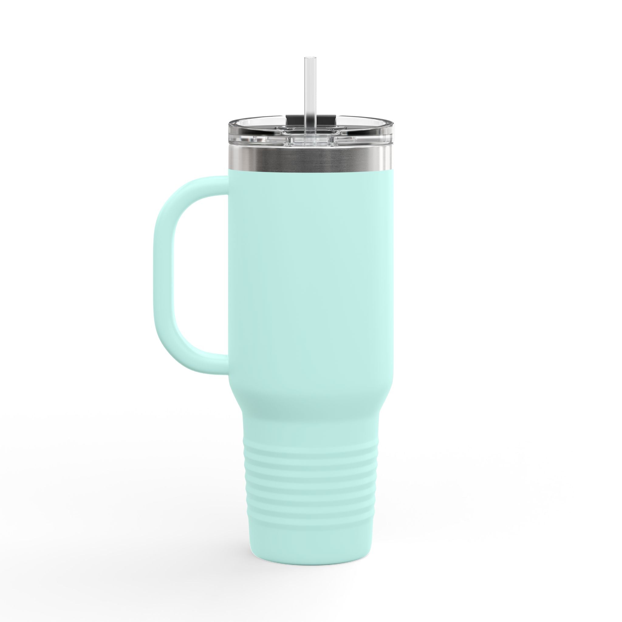 40oz Insulated Travel Mug - 'Red Randy' Skull & Snake Design, Spill‑Proof Tumbler