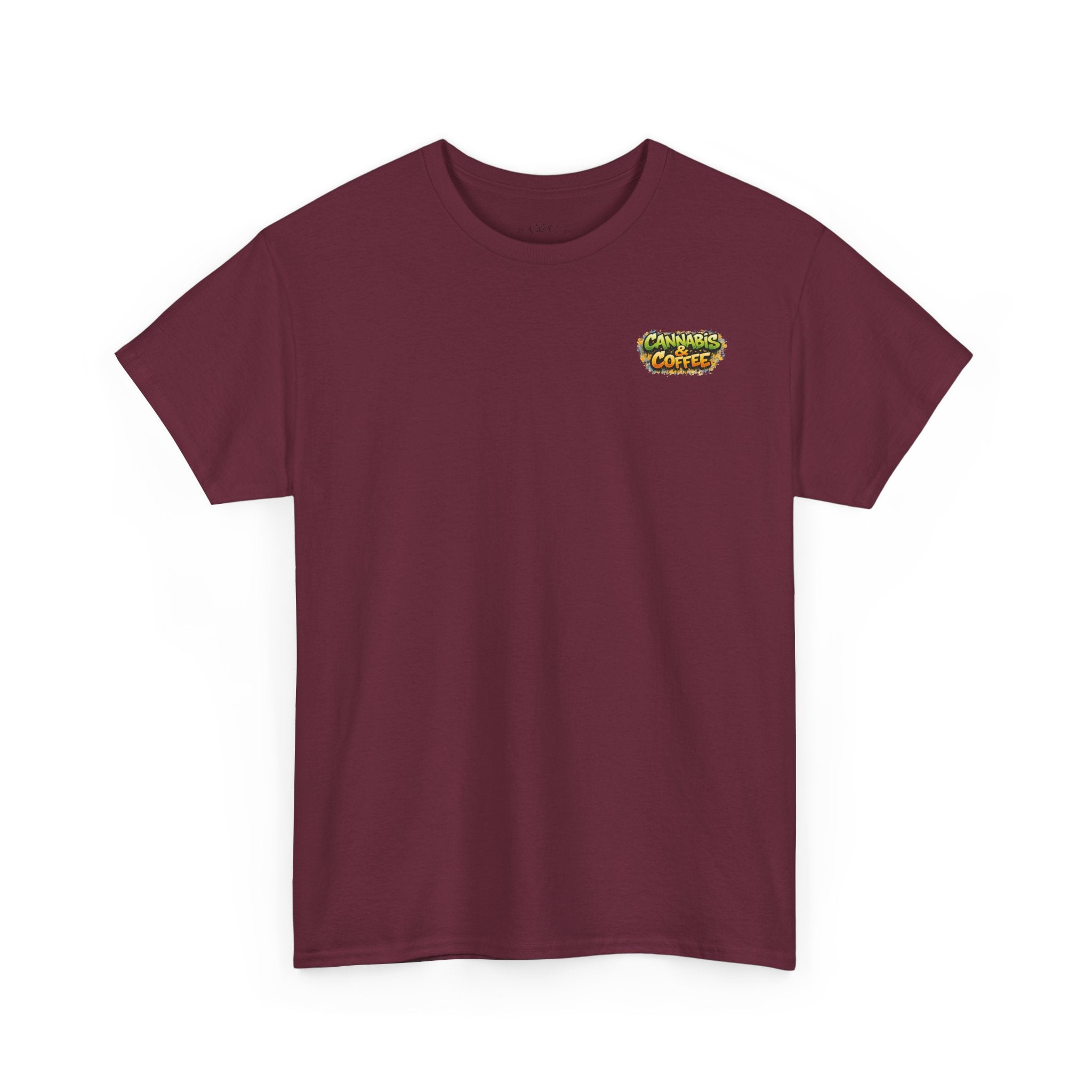 Coffee Skull Tee — "Highly Caffeinated" Graphic Shirt for Coffee Lovers